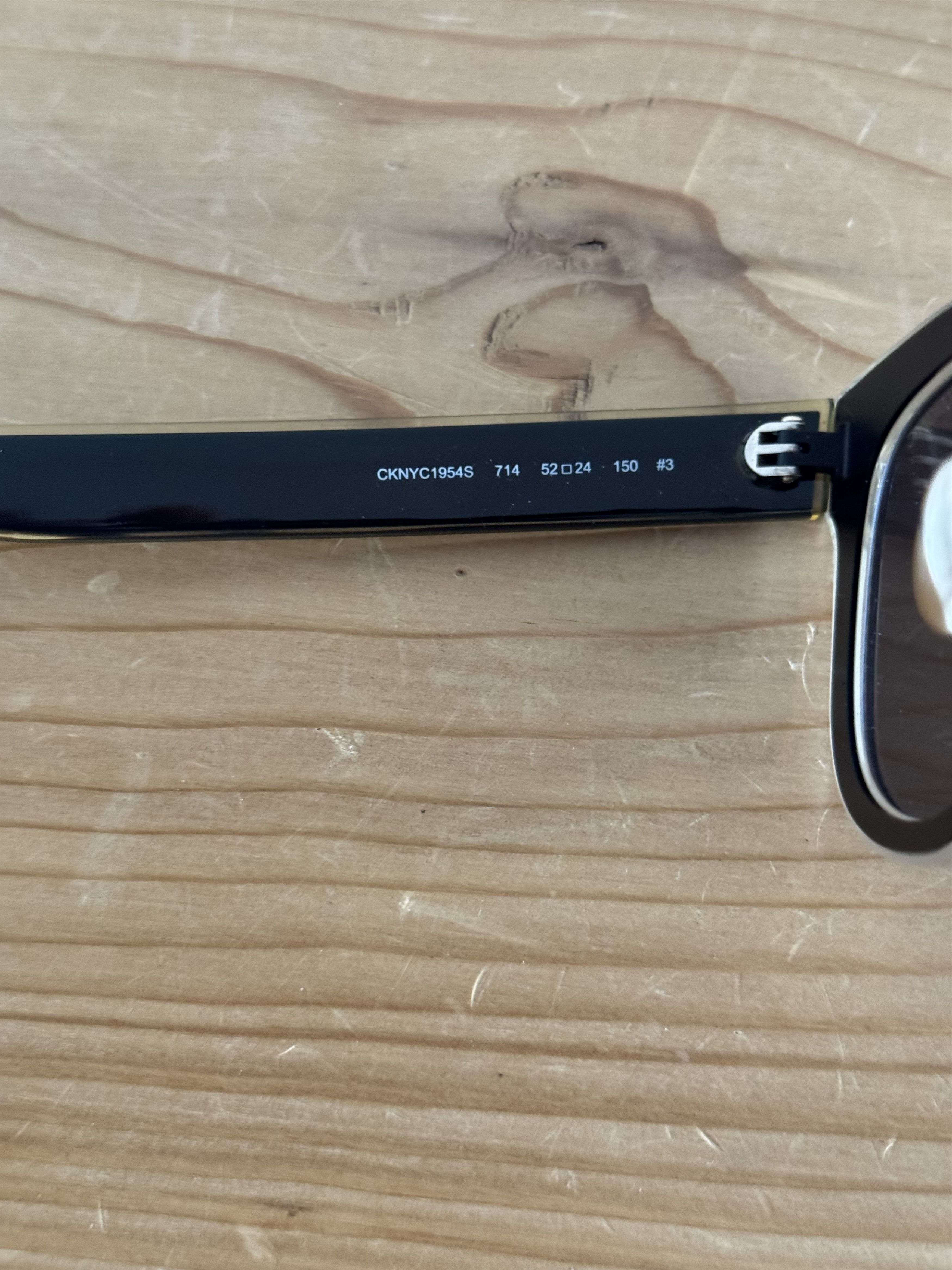 Calvin Klein 205W39NYC CKNYC1954S Striped Oversized Shield Sunglasses Size ONE SIZE - 7 Thumbnail