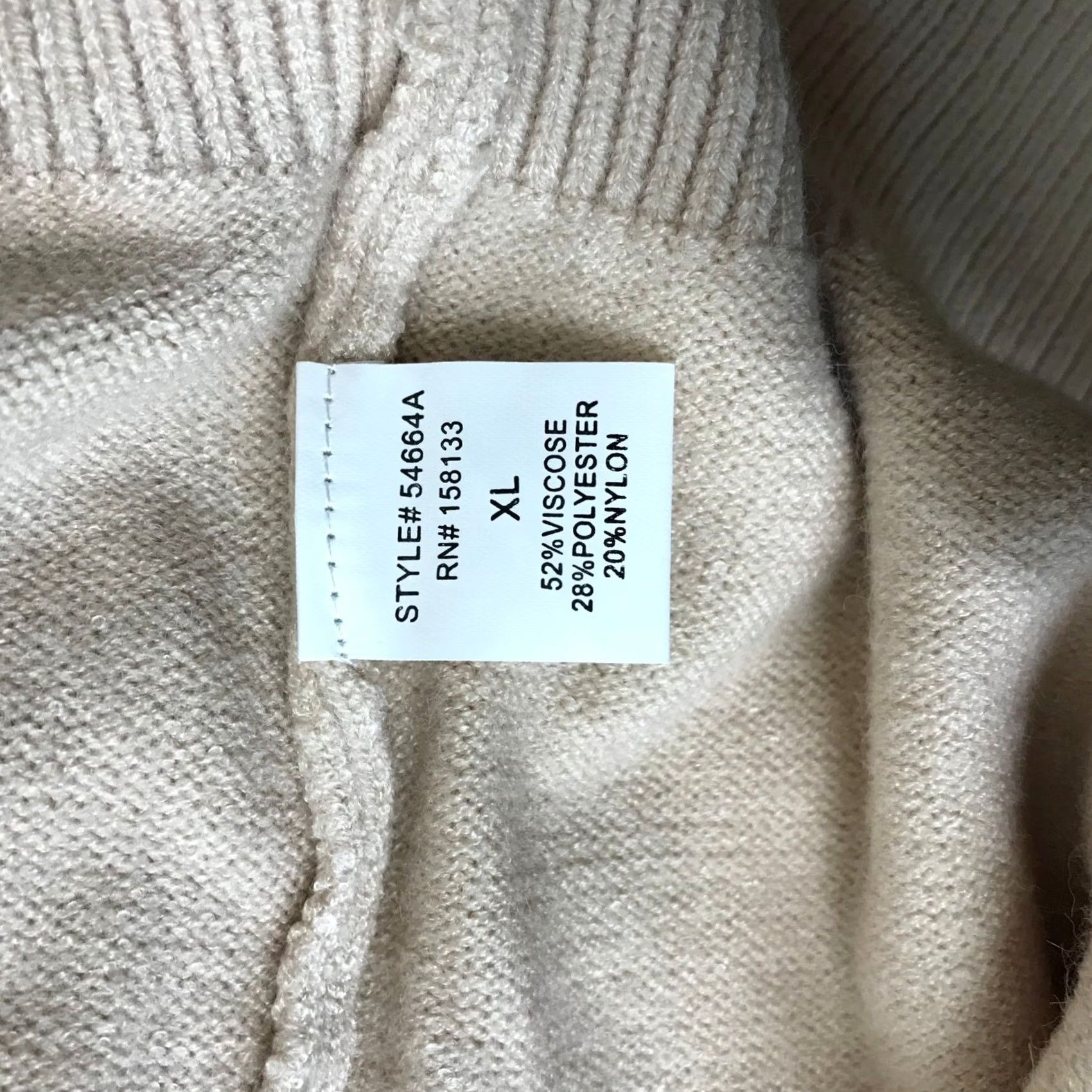 Vintage STACCATO Cream Multi Stripe Crew Neck Long Sleeve Sweater XL Size XL / US 12-14 / IT 48-50 - 8 Thumbnail