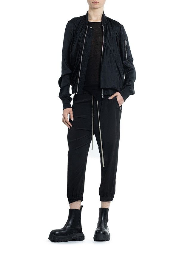 Rick Owens Last Rick Owens Ripple Flight Draped Bomber Black Jacket Size XS / US 0-2 / IT 36-38 - 8 Thumbnail