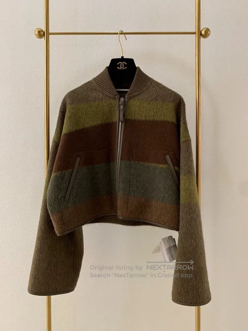 Hermes Hermes Cashmere and Mohair Blended Color Blocked Jacket Size XS / US 0-2 / IT 36-38 - 1 Thumbnail