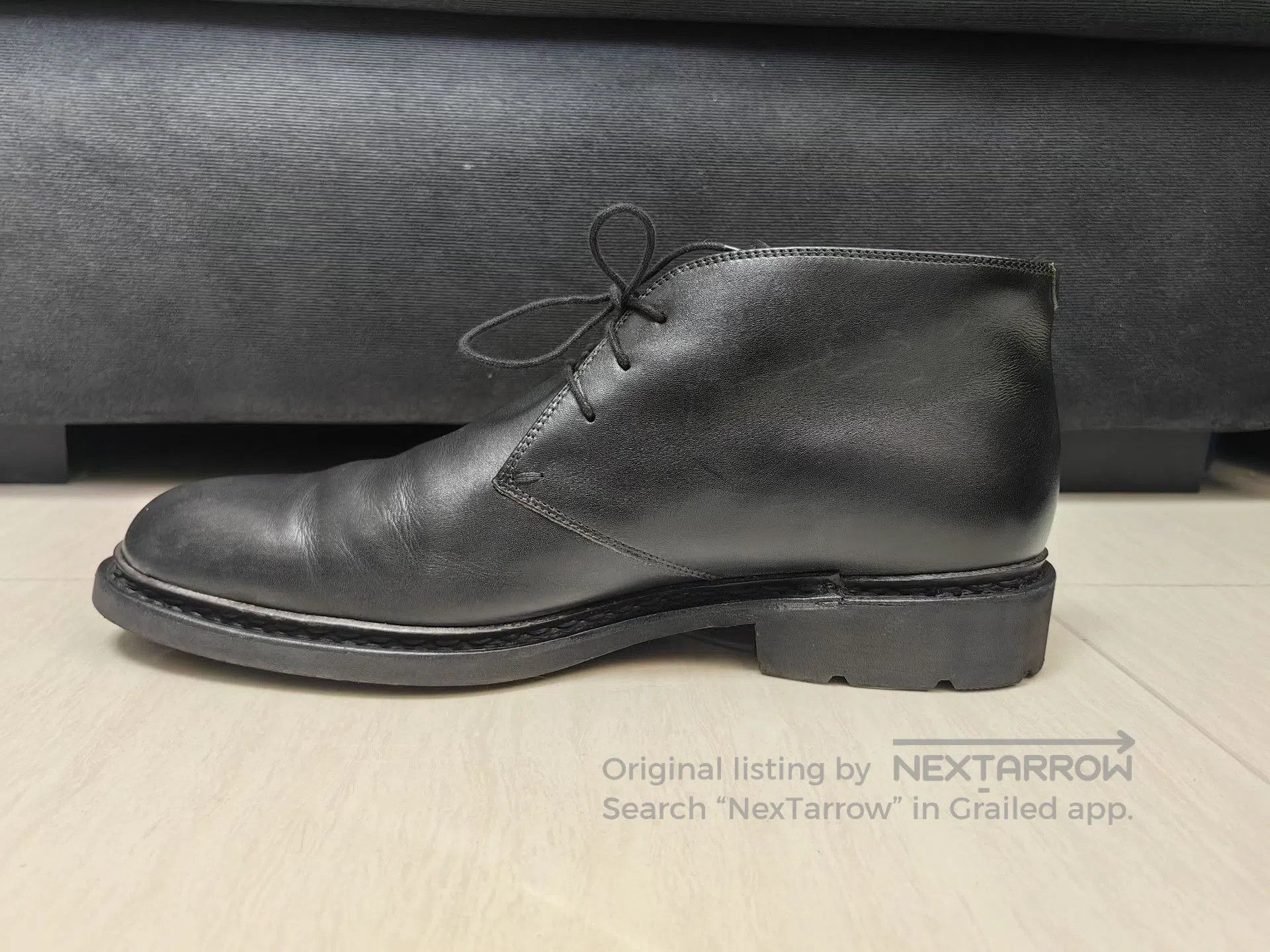 Paraboot Paraboot Lully Black Chukka Leather Boots. Size US 11 / EU 44 - 3 Thumbnail
