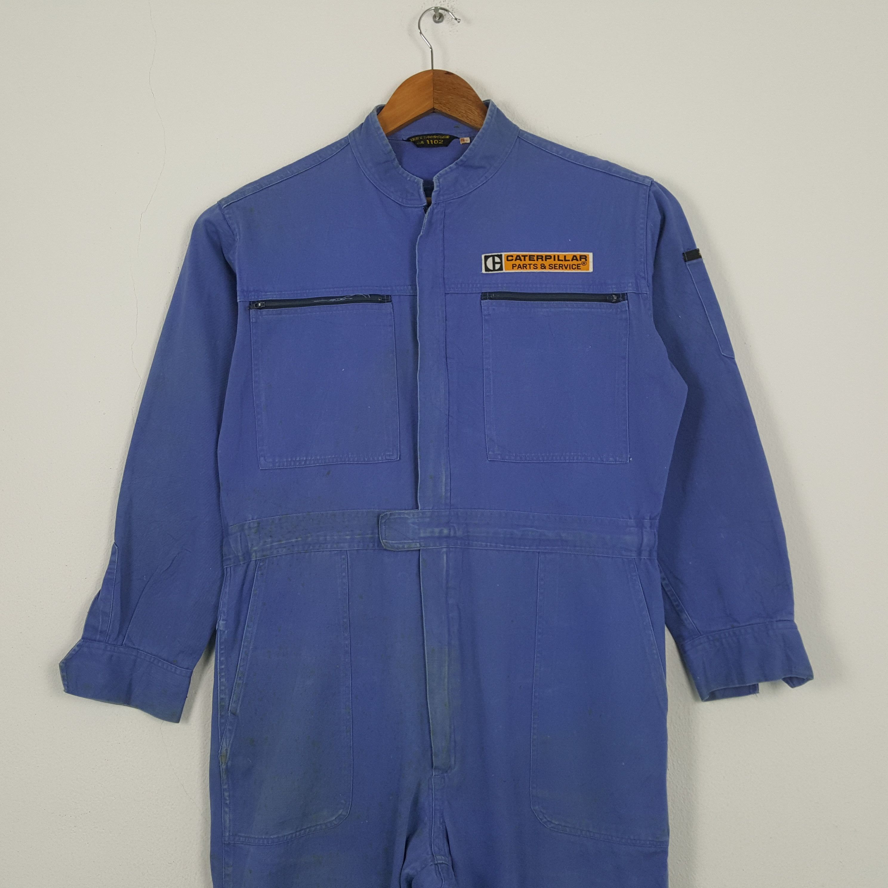 Japanese Brand Vintage Caterpillar Mitsubishi Japan Vehicle Coverall RR2 Size US L / EU 52-54 / 3 - 5 Thumbnail