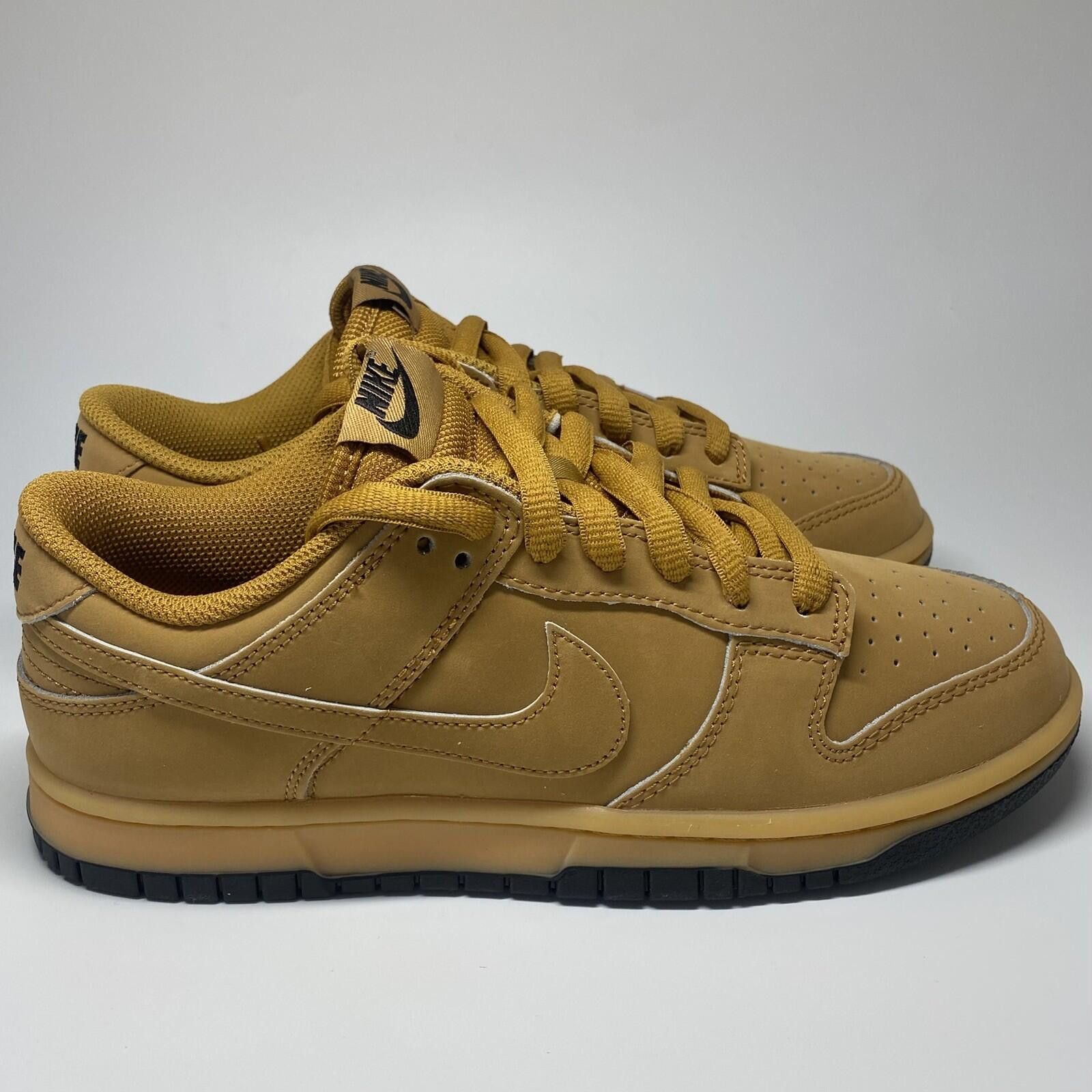 Nike Nike Dunk Low Retro SE Wheat Gum Black Youth Size 7 Size US 7 / EU 40 - 2 Thumbnail