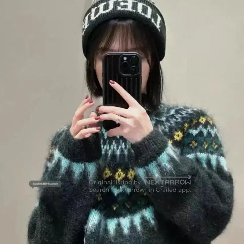 Loewe Loewe Green Mohair Knit Sweater . Size S / US 4 / IT 40 - 8 Thumbnail