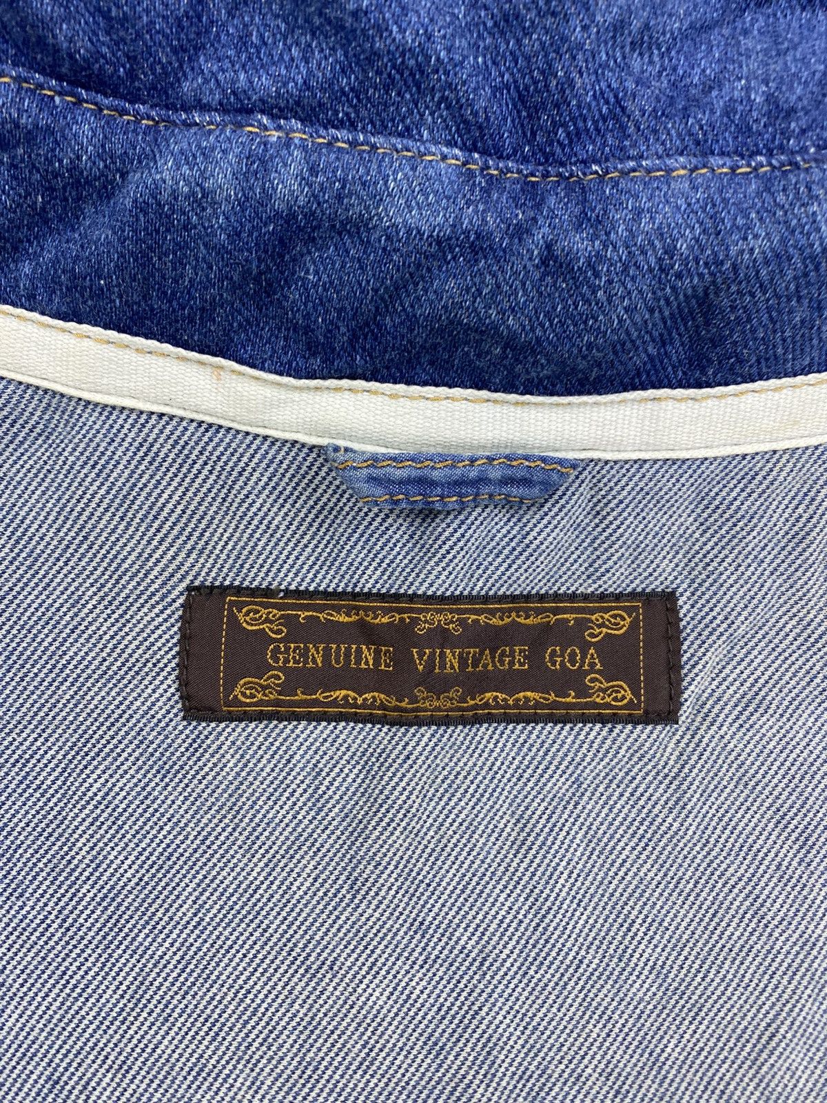 GOA Vintage GOA Genuine Vintage Washed Blue Rare Jacket Size US M / EU 48-50 / 2 - 9 Thumbnail