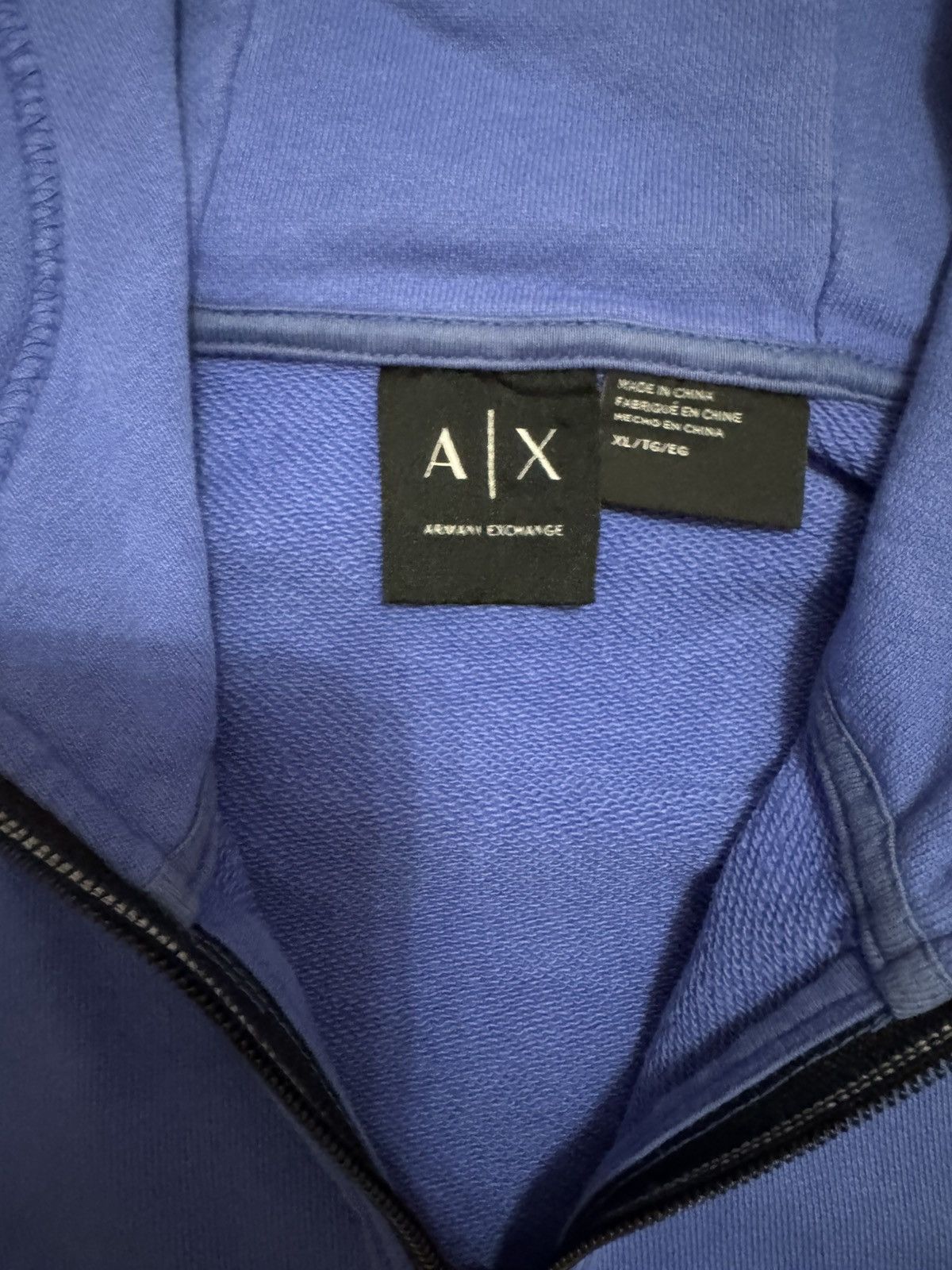 Armani Exchange Armani Exchange XL Ombre Zip Hoodie – Blue → Navy Fade Size US XL / EU 56 / 4 - 2 Thumbnail