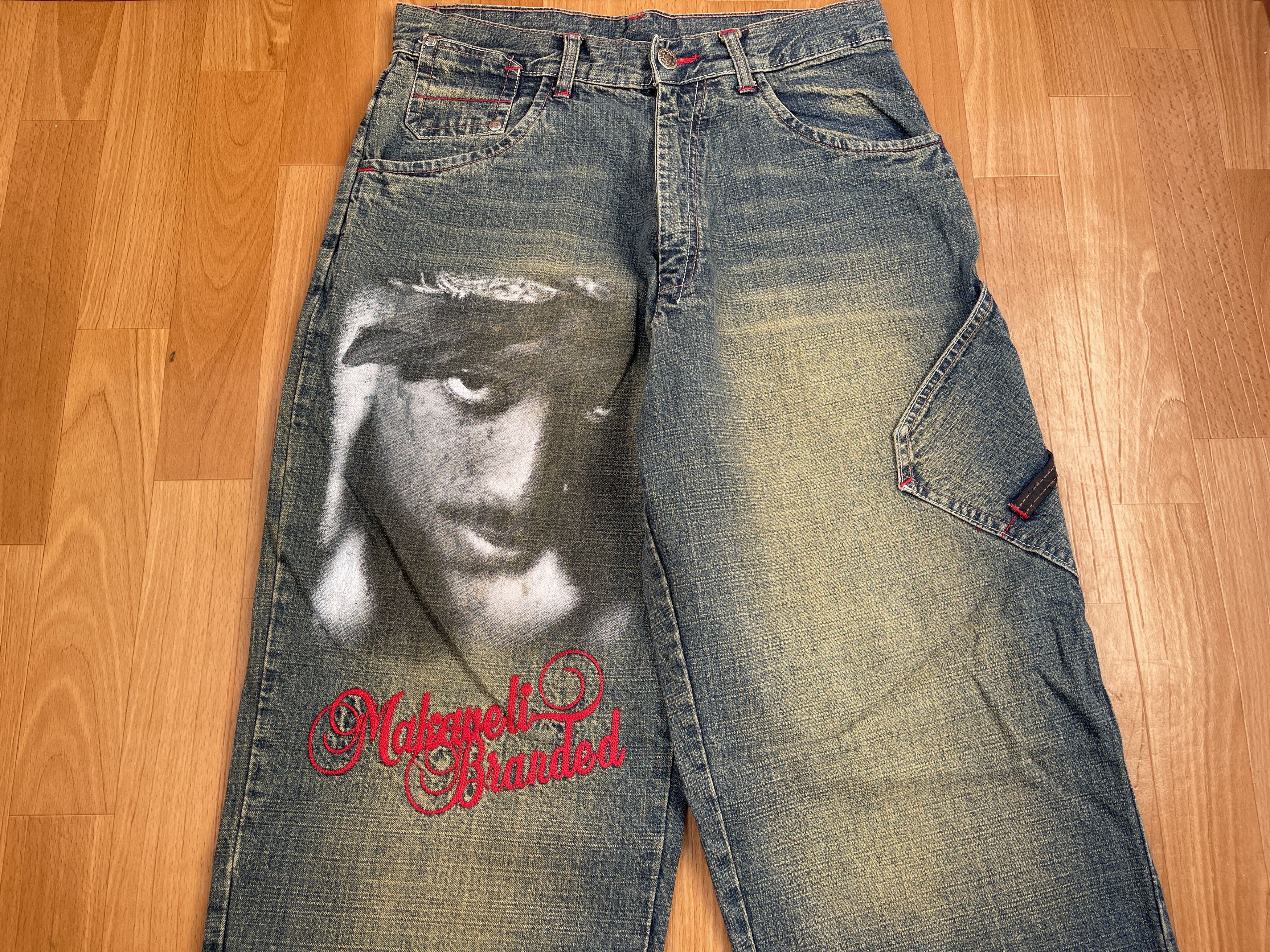 Makaveli MAKAVELI BRANDED jeans, 2Pac, Tupac vintage baggy hip hop 30 Size US 30 / EU 46 - 3 Thumbnail