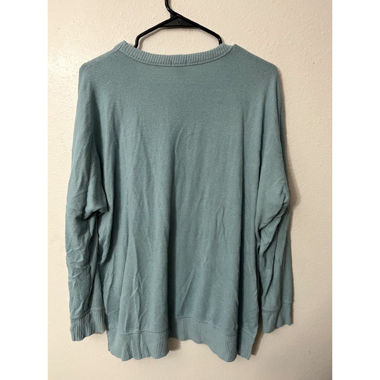 Vintage VINTAGE Aerie Blue Long Sleeve Sweater Women's Size Small Pullover Round Neck Viscose Blend Size S / US 4 / IT 40 - 3 Thumbnail