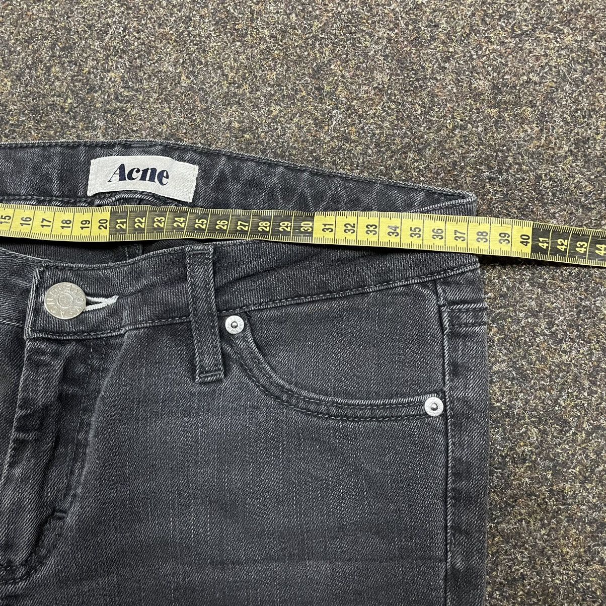 Vintage Vintage Y2K Faded Black Straight Leg Jeans Skater Baggy 29 Size 29" - 6 Thumbnail