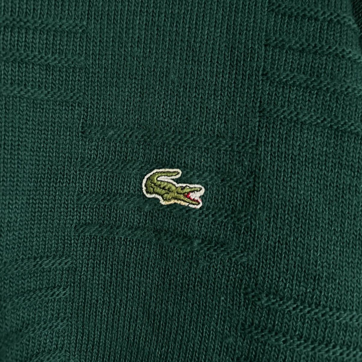 Lacoste Vintage OG 90s Lacoste France Dark Green Oversize Sweater Size US L / EU 52-54 / 3 - 4 Thumbnail