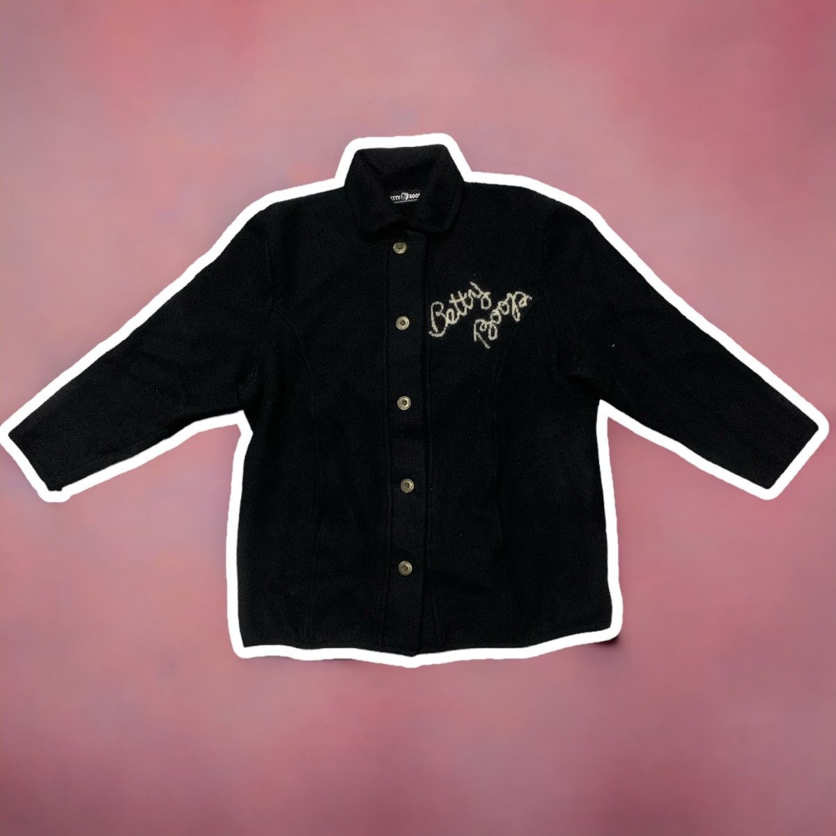 Vintage Vintage Betty Boop Wool Winter Jacket Size US M / EU 48-50 / 2 - 2 Thumbnail