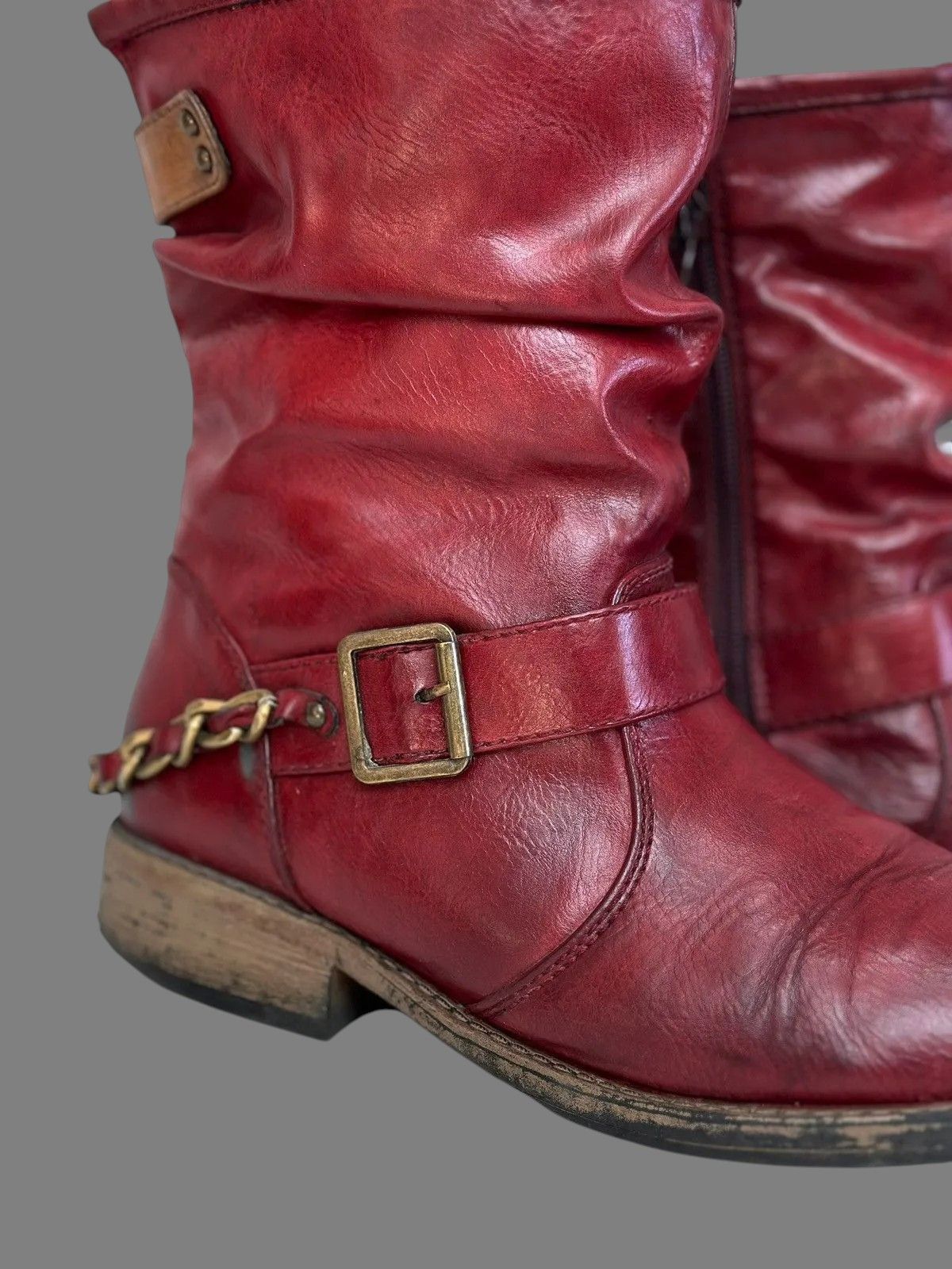 A.S.98 Guidi Style Vintage Leather Boots High AS98 Rick 424 Size US 9 / IT 39 - 11 Thumbnail