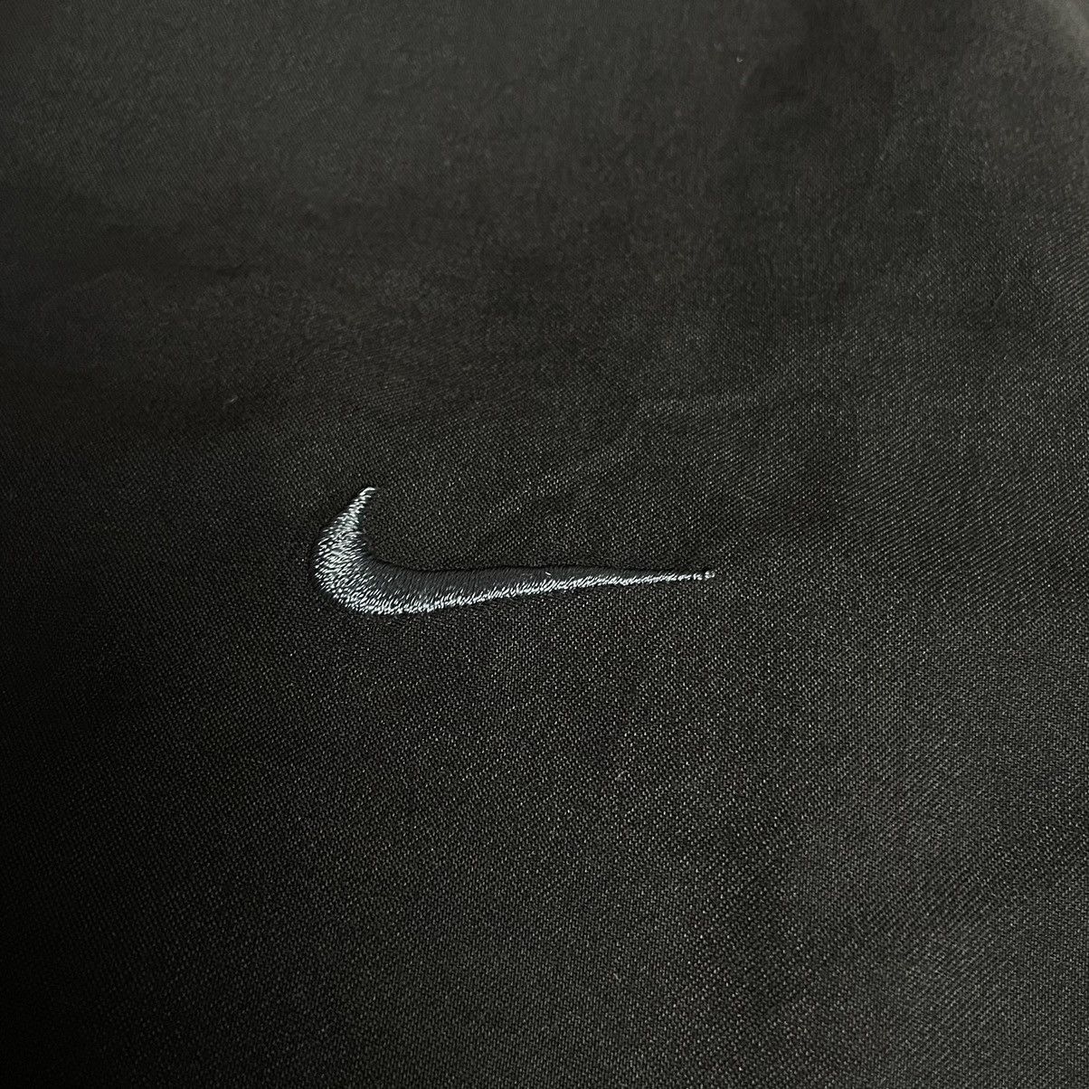 Nike Y2K NIKE SWOOSH BUTTON UP FULL ZIP LONG JACKET Size US XL / EU 56 / 4 - 10 Thumbnail