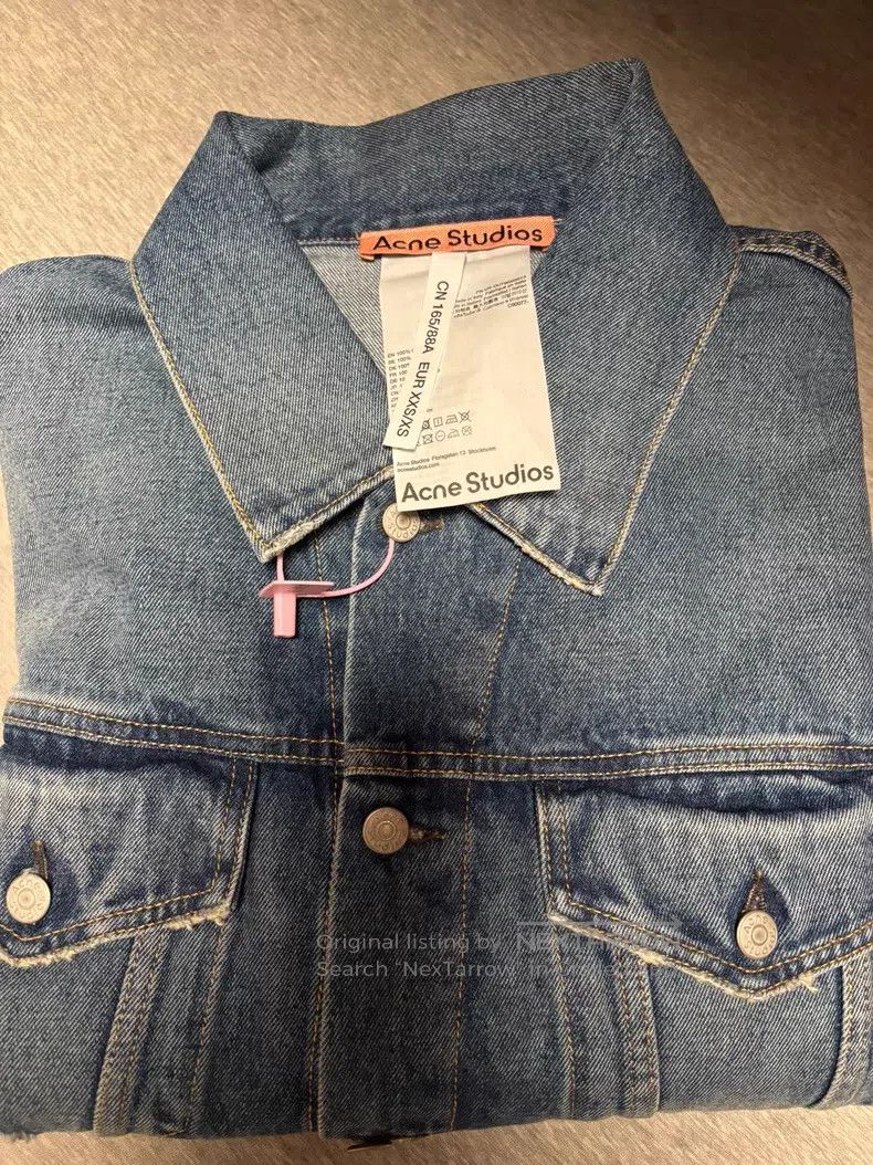 Acne Studios Acne Studios Denim Jacket, Medium Blue, Unisex Size US XXS / EU 40 - 3 Thumbnail