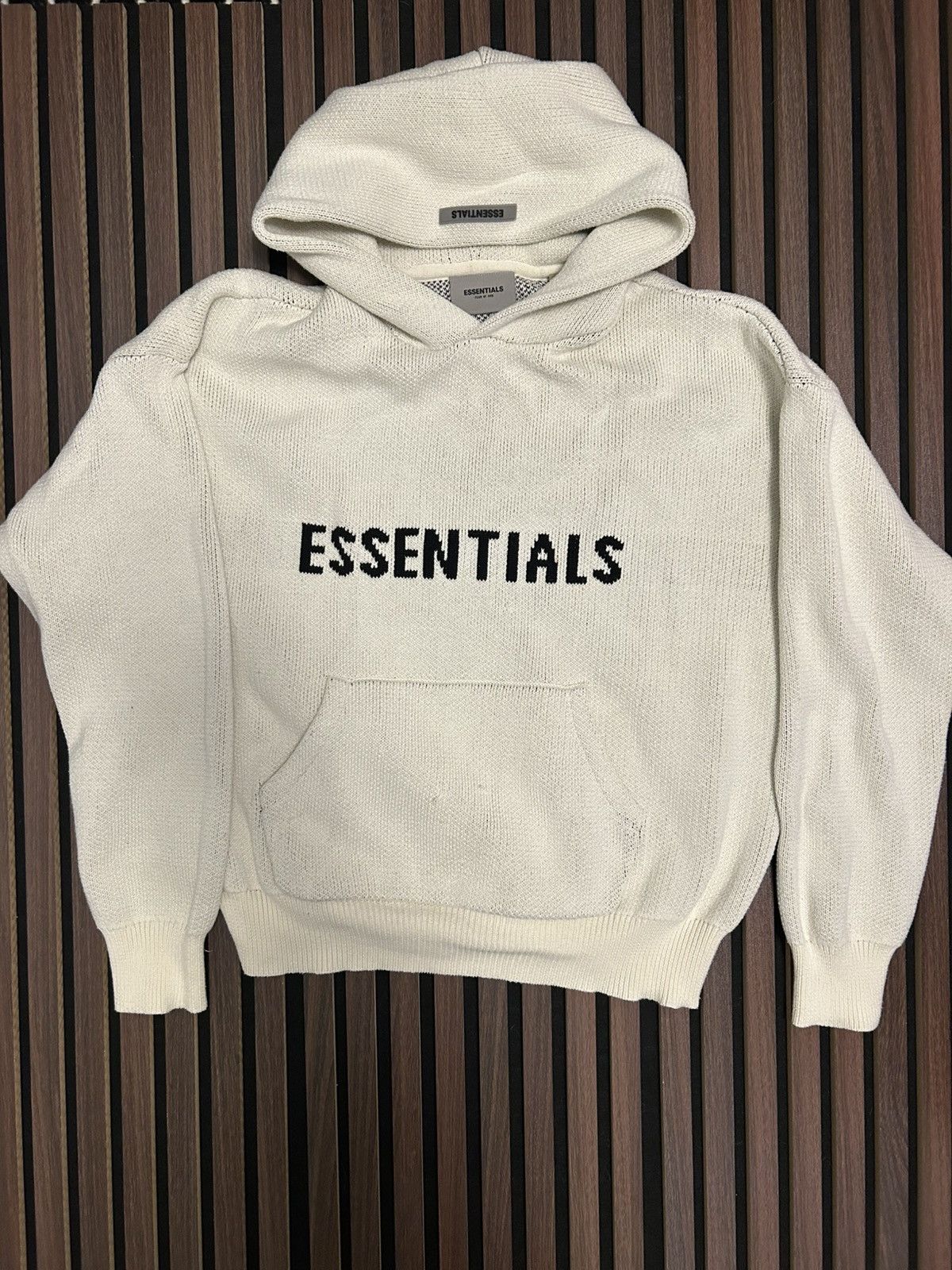 Fear of God Fear of God Essentials Knit Hooded Sweater Size US M / EU 48-50 / 2 - 1 Thumbnail