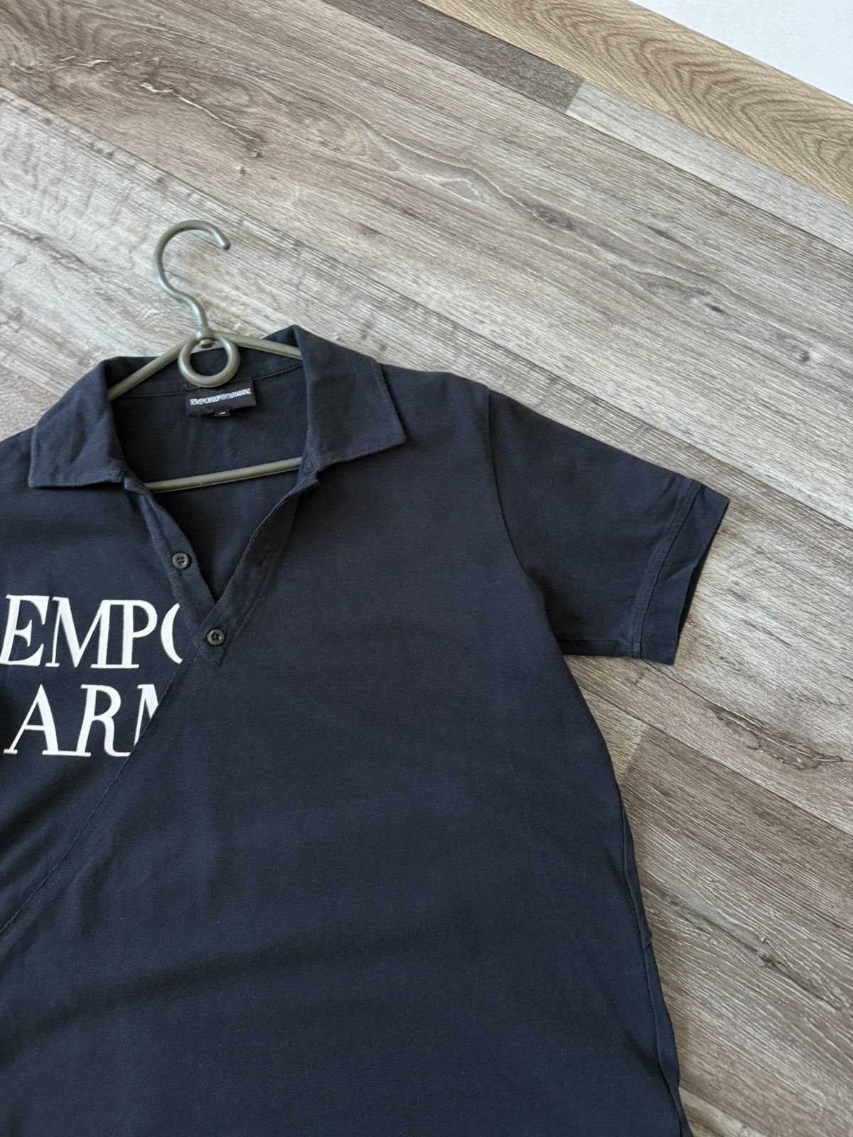 Emporio Armani Emporio Armani Polo Men’s T-Shirt Logo Casual Black Luxury Size US M / EU 48-50 / 2 - 5 Thumbnail