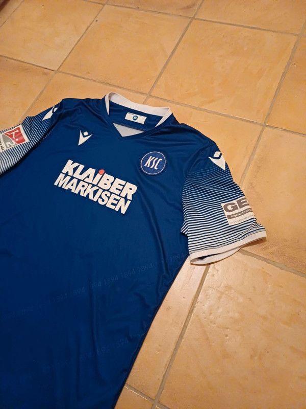 Macron Karlsruher 2019-20 home shirt Size US XL / EU 56 / 4 - 4 Thumbnail
