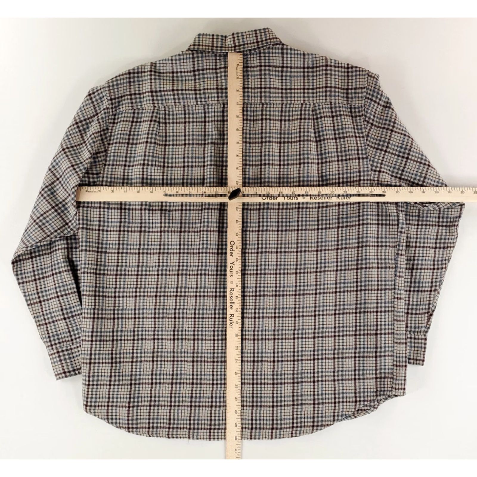 Pendleton VINTAGE Pendleton Sir Pendleton Medium Weight Button Up Shirt Blue Gray Plaid Mens XXL Shirt Size US XXL / EU 58 / 5 - 6 Thumbnail