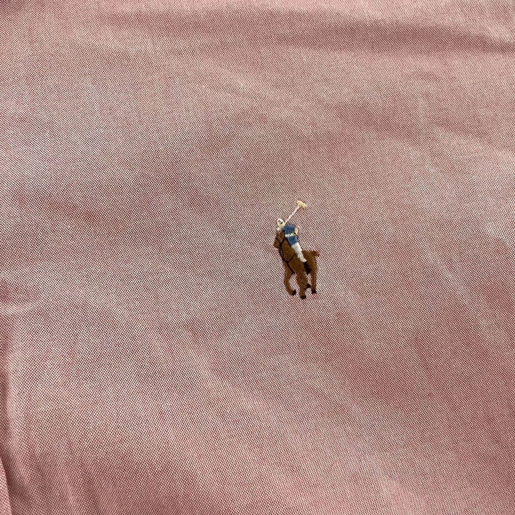 Polo Ralph Lauren Polo Ralph Lauren Classic Fit Mens Long Sleeve Button Front Shirt Pink 16.5 36 Size US XL / EU 56 / 4 - 4 Thumbnail