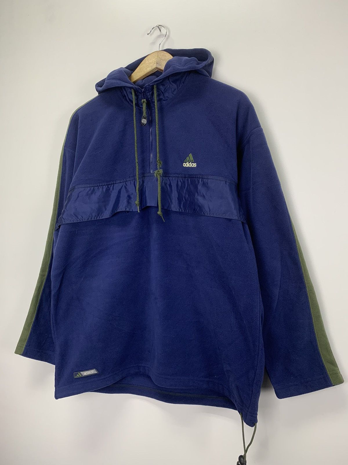 Adidas × Vintage Vintage 90s Adidas hoodie Size US L / EU 52-54 / 3 - 6 Thumbnail
