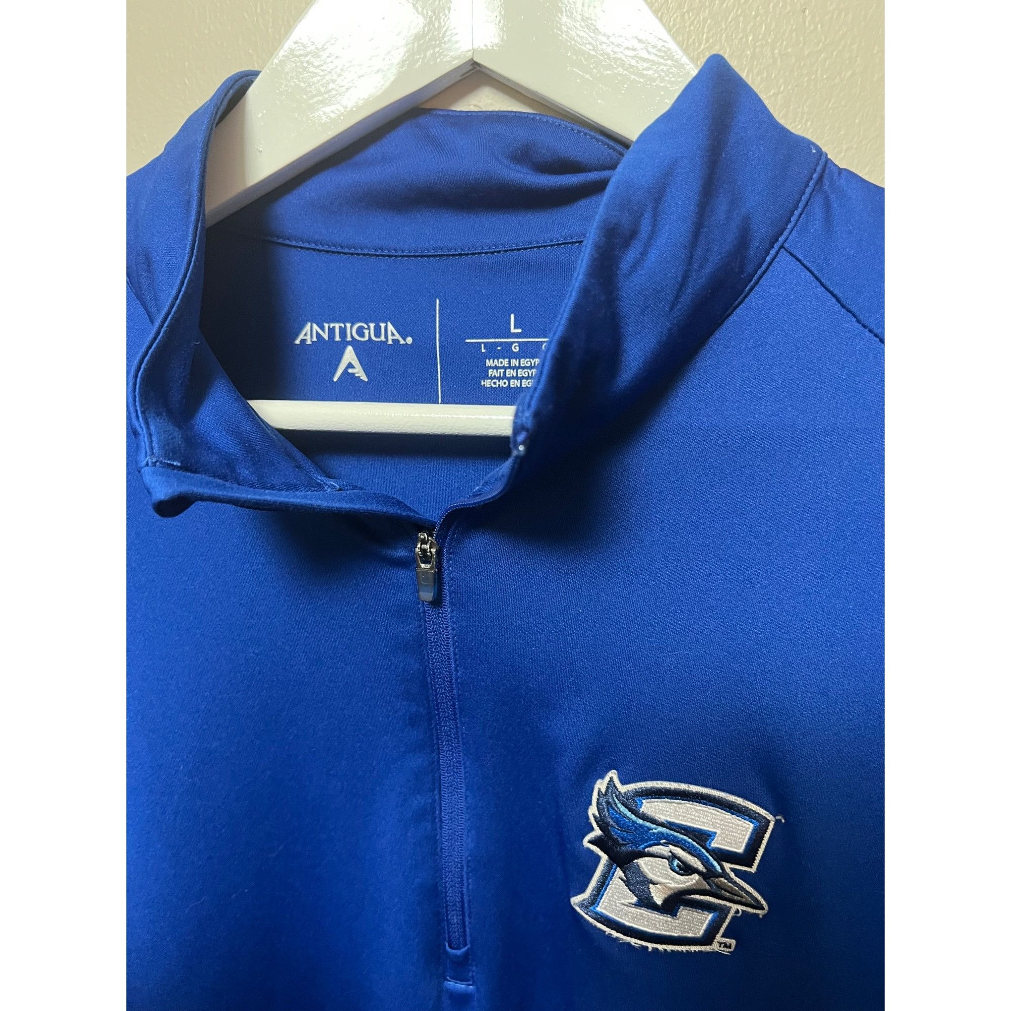 Antigua Antigua Creighton Bluejays 1/4 zip Pullover - Size L Size US L / EU 52-54 / 3 - 2 Thumbnail
