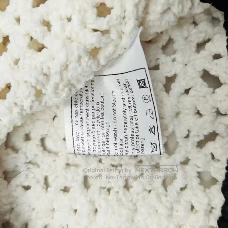 Chanel Chanel White Knitted Long Sleeve Cardigan . Size S / US 4 / IT 40 - 7 Thumbnail