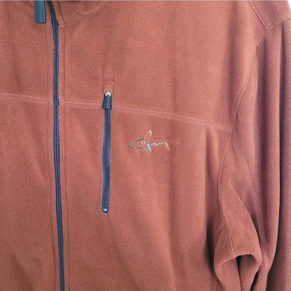 Greg Norman Tasso Elba Performance Five Iron Rust Zip Fleece Comfy Fall Size US XL / EU 56 / 4 - 3 Thumbnail