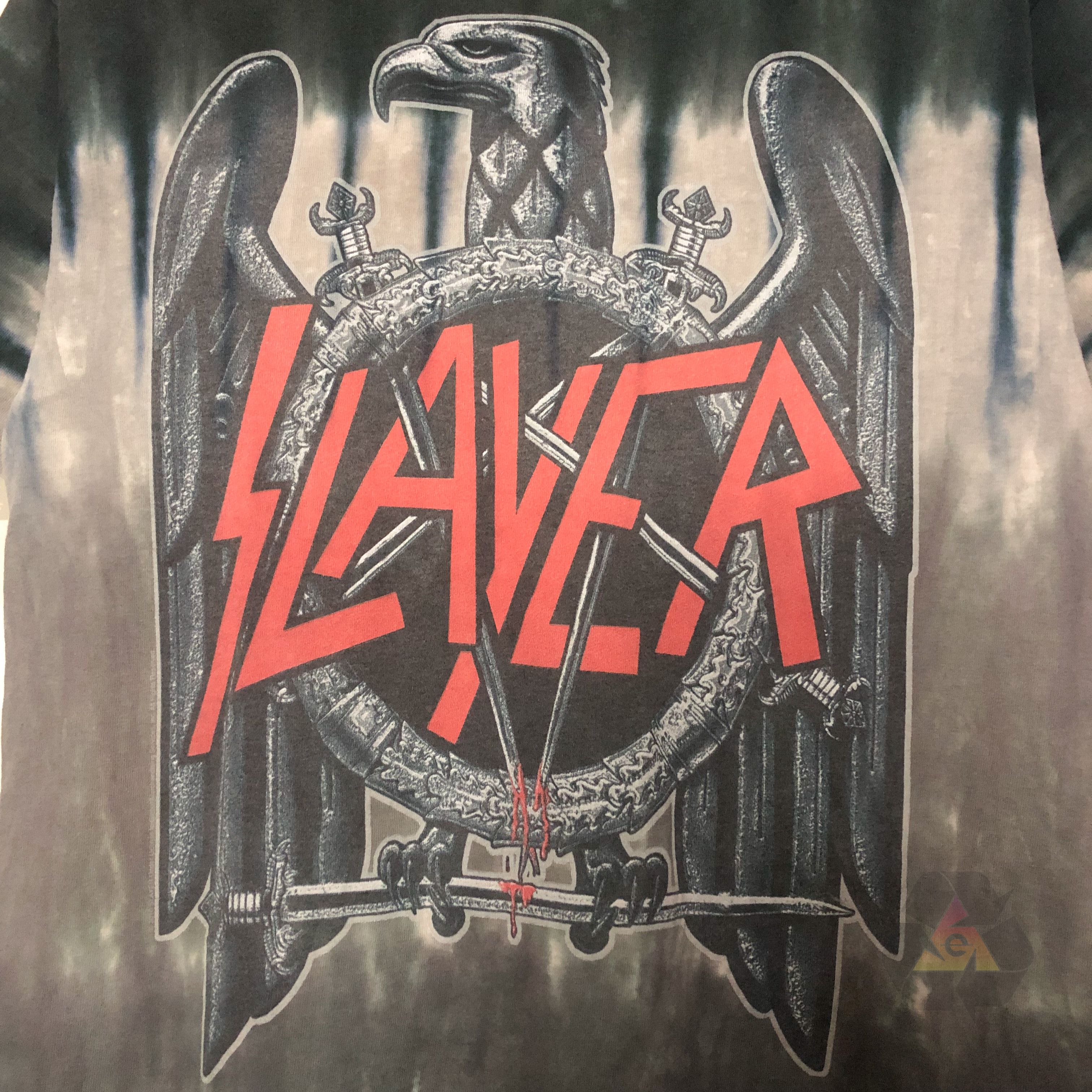 Band Tees RARE Vintage Slayer Allover Print Eagle Full Print AOP Size US M / EU 48-50 / 2 - 5 Thumbnail