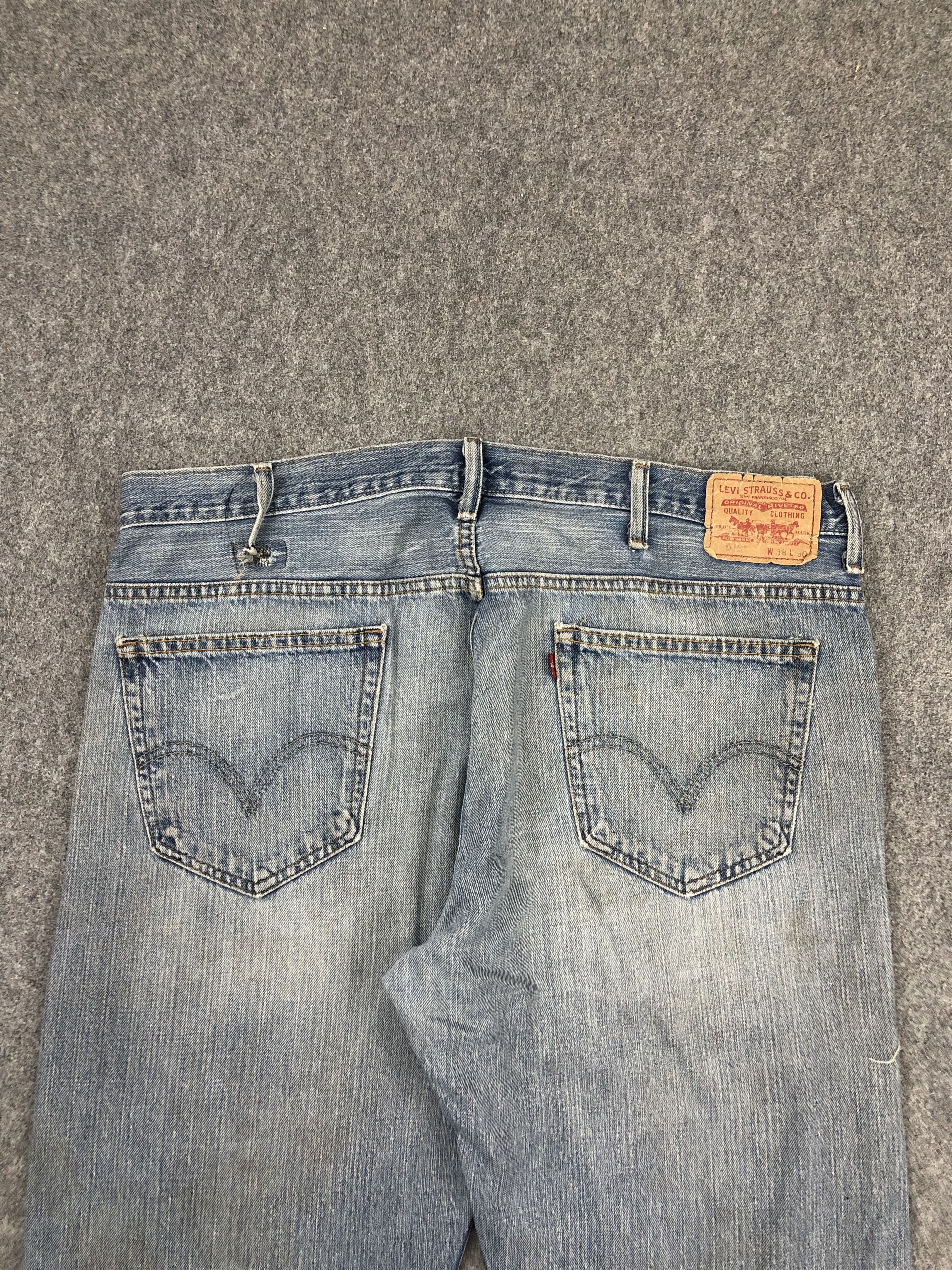 Levi's Vintage Levis 569 Faded Blue Jeans DPP0242 Size US 39 - 4 Thumbnail