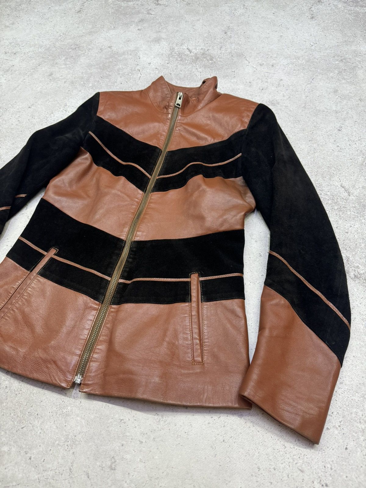 14th Addiction Vintage Leather/Suede Rick Owens Style Jacket Size US S / EU 44-46 / 1 - 4 Thumbnail