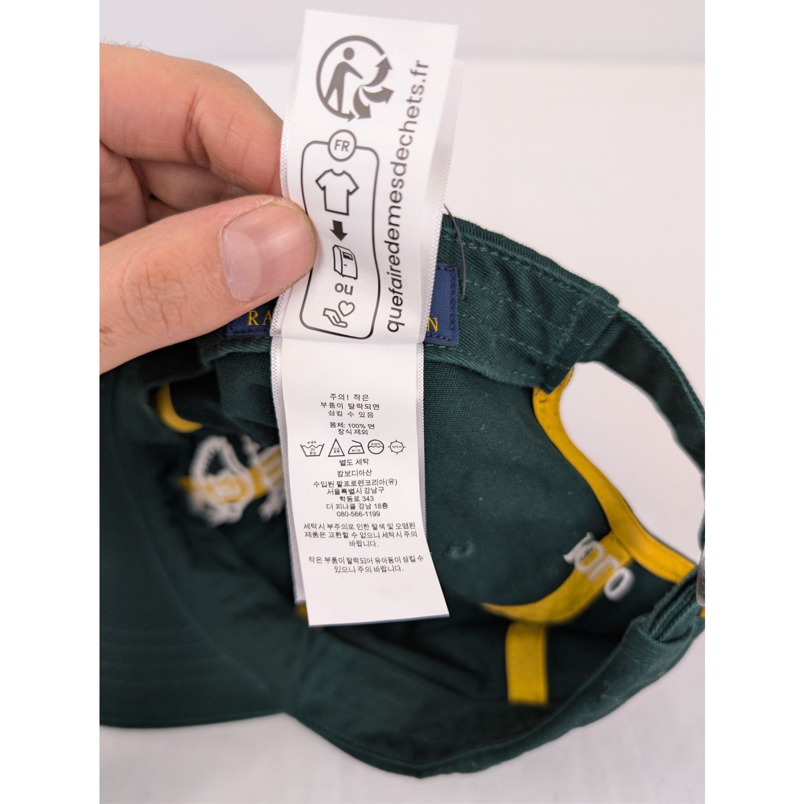 Ralph Lauren o1rshd1 CC20 Size: OS / Cap / Hat in Green Size ONE SIZE - 13 Thumbnail
