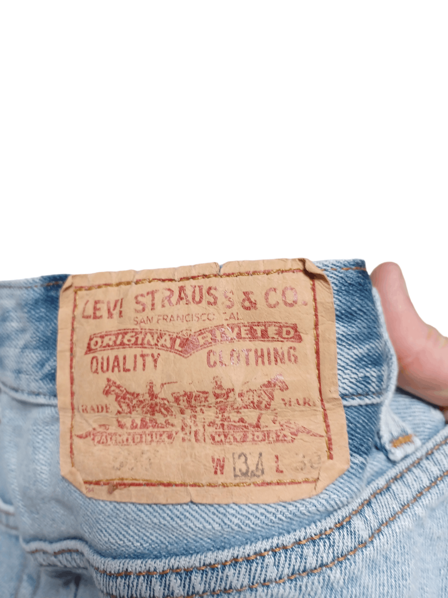 Levi's Vintage Clothing LEVI`S 505 VINTAGE 90S MADE IN USA DENIM SHORTS JEANS Size US 32 / EU 48 - 5 Thumbnail