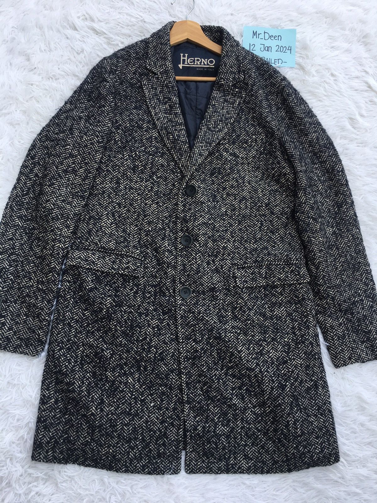 Herno Rare Vintage Herno Wool Blazer Size L / US 10 / IT 46 - 4 Thumbnail