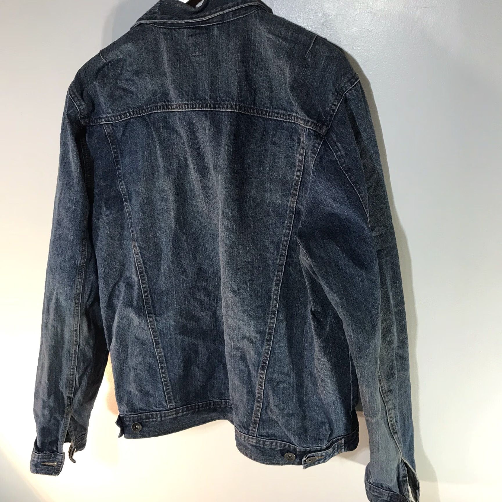 Denime VINTAGE True Craft Denim Jacket Women XXL Blue 90s Grunge Hip Hop Casual Fall Winter Size XXL / US 16-18 / IT 52-54 - 4 Thumbnail