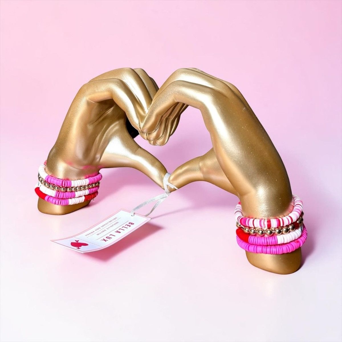 Other Bella Lux Gold Love Hand Friendship Bracelets Figurine Size ONE SIZE - 1 Thumbnail