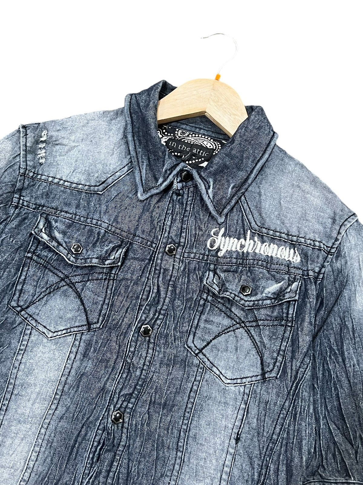 In The Attic In The Attic Synchronous Denim Button Shirt Size US S / EU 44-46 / 1 - 4 Thumbnail