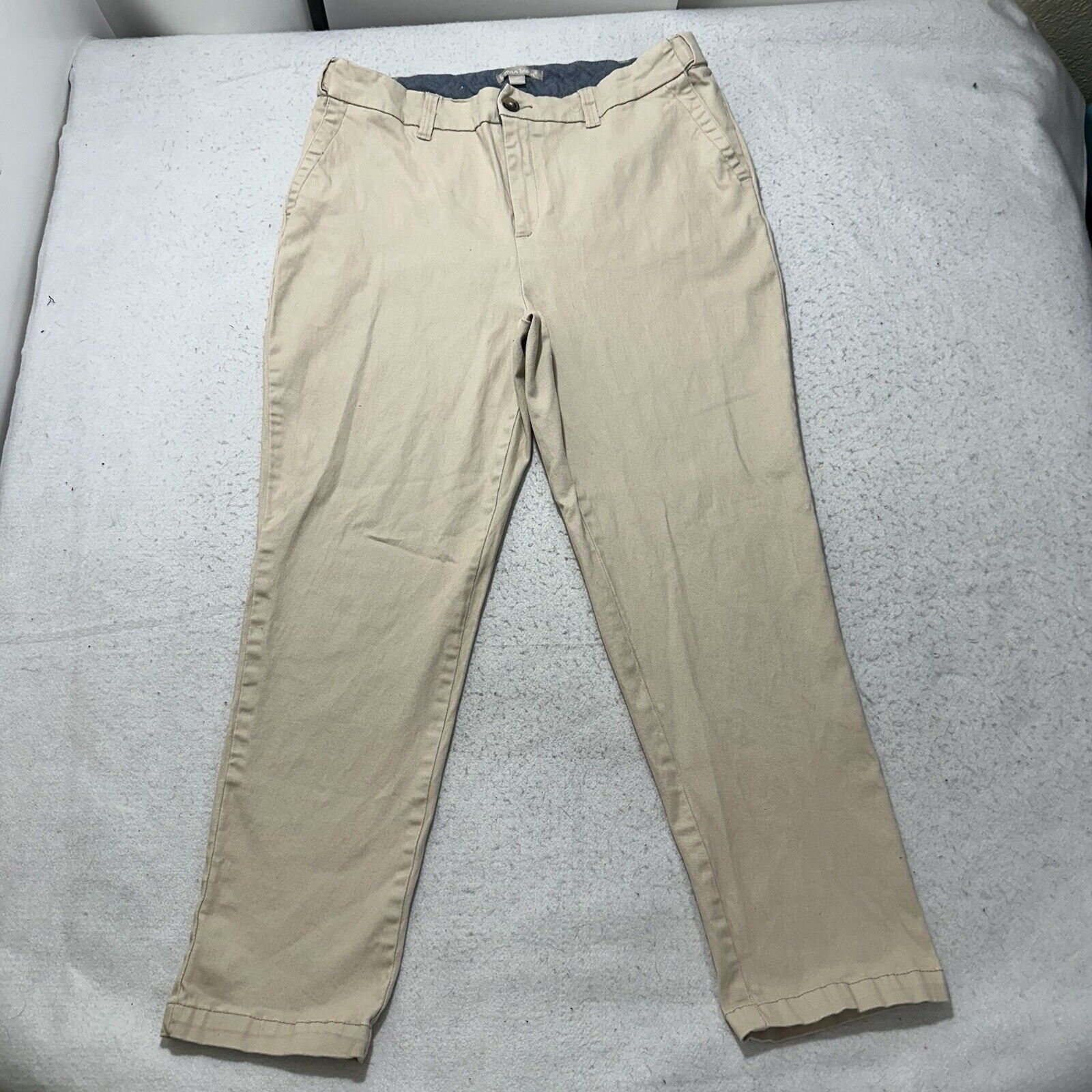 Other Woman Within 14W Chino Pants Light Khaki Beige High Rise Size 36" / US 14 / IT 50 - 1 Thumbnail