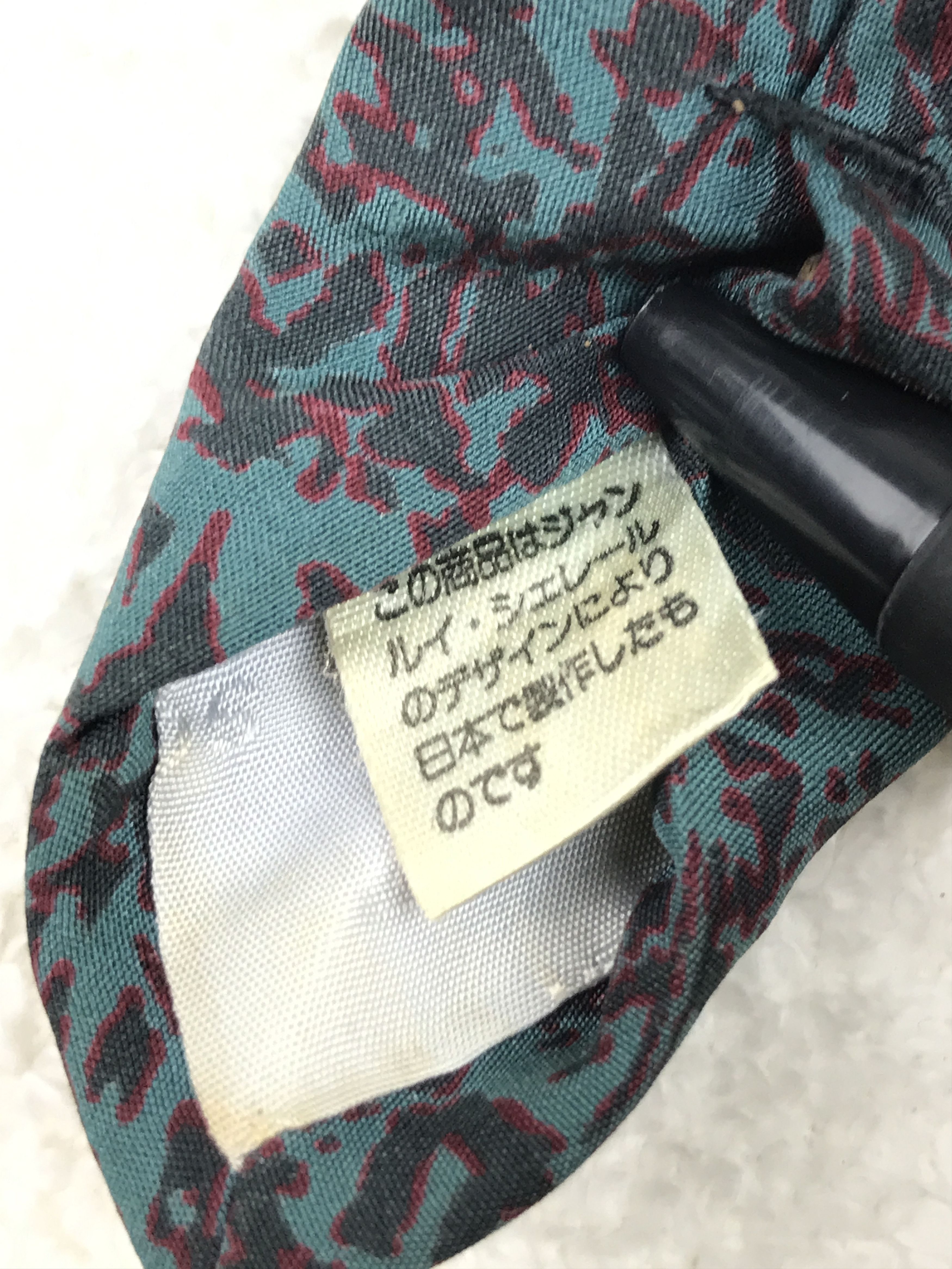 Designer × Jean-Louis Scherrer × Vintage Vintage Jean Louis Scherrer Silk Necktie Size ONE SIZE - 6 Thumbnail
