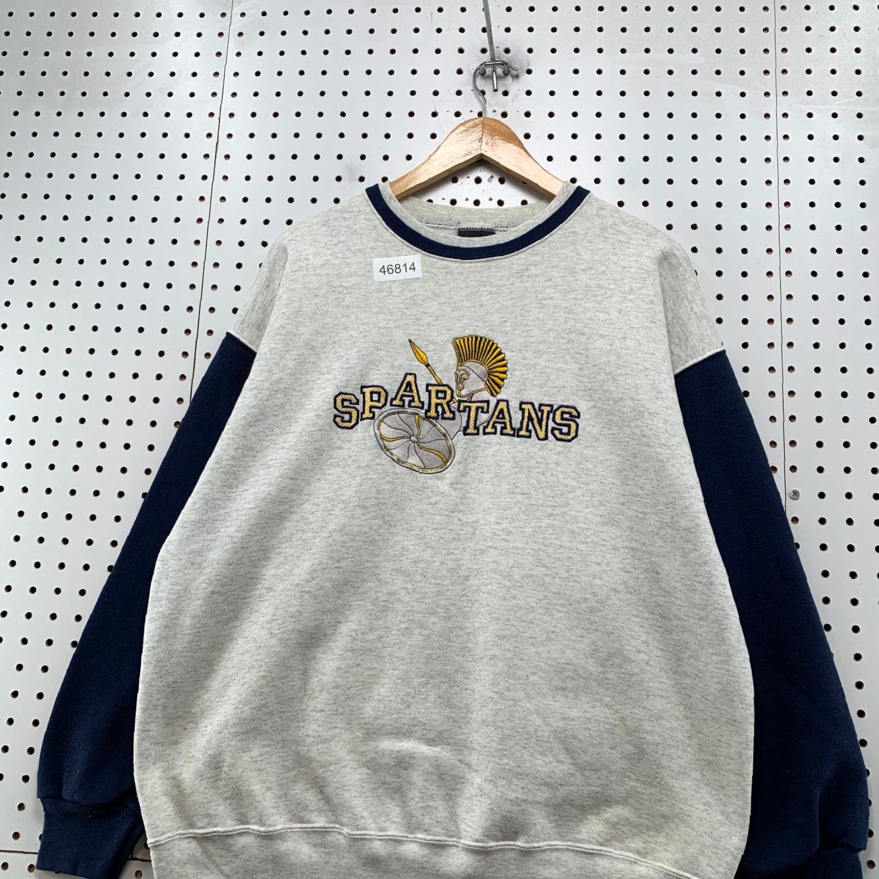 Vintage VINTAGE Signal Spartans Sweatshirt Mens XL Gray Fleece Crewneck Made USA Size US XL / EU 56 / 4 - 4 Thumbnail