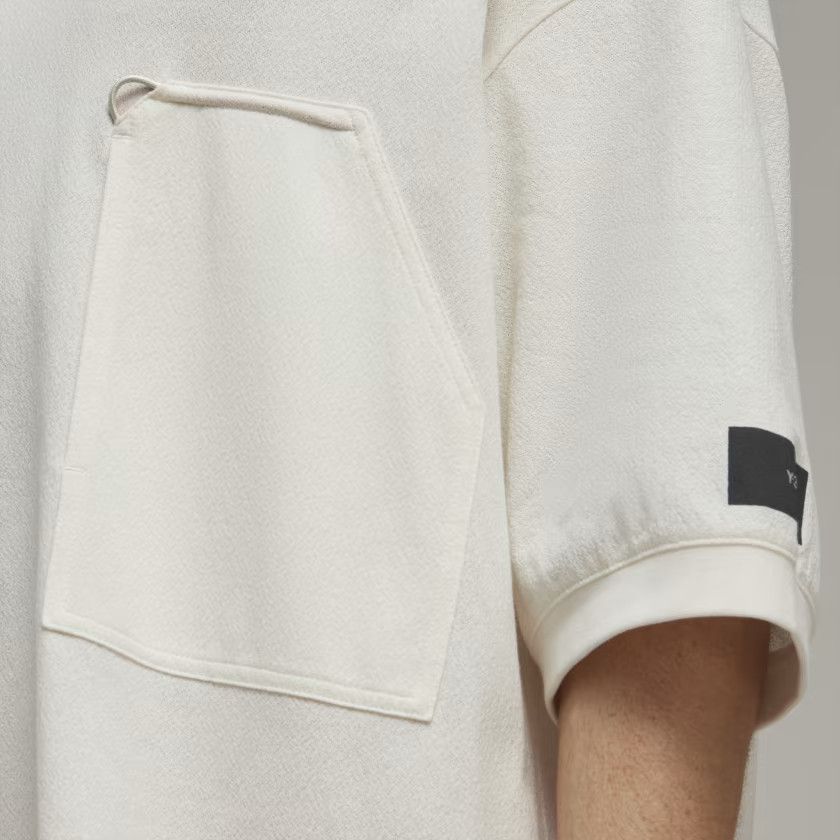 Adidas Adidas Y-3 White Crepe Pocket Tee Size US XL / EU 56 / 4 - 6 Thumbnail