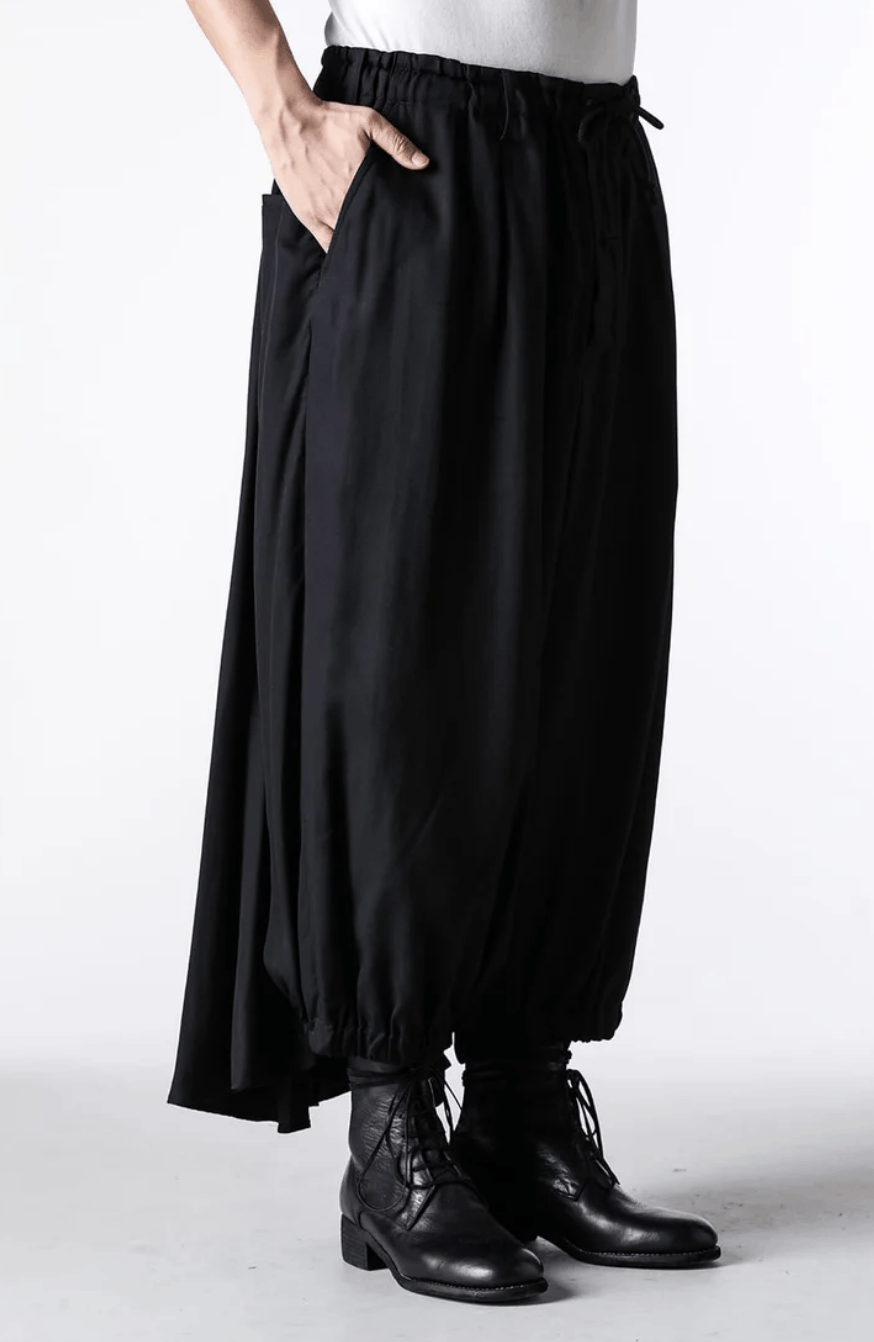 Yohji Yamamoto Yohji Yamamoto Pour Homme - Tencel Crow Karas Pants Size US 32 / EU 48 - 5 Thumbnail