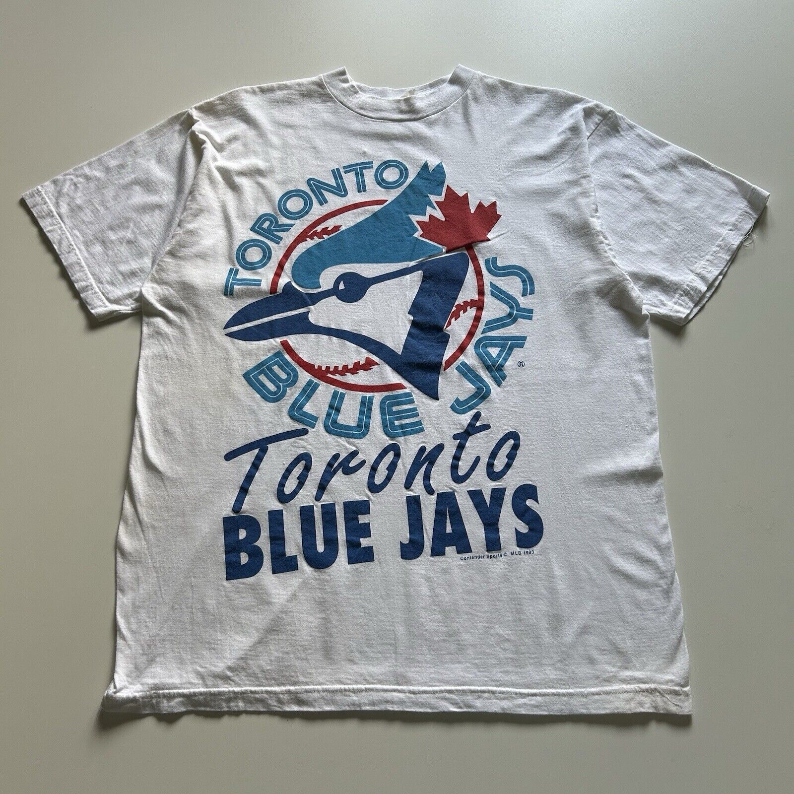 MLB Vintage 90s Toronto Blue Jays MLB Baseball Graphic Shirt XL Size US XL / EU 56 / 4 - 1 Thumbnail