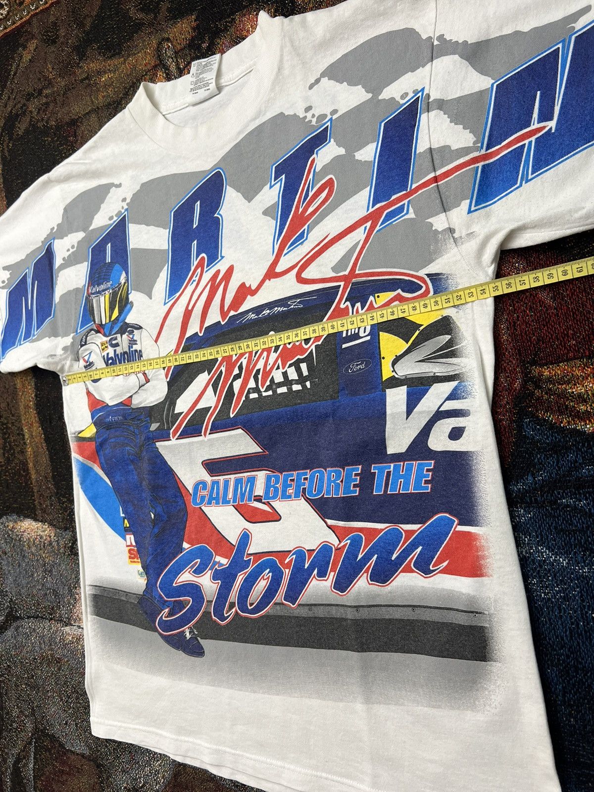NASCAR Vintage NASCAR Mark Martin Valvoline AOP Tee Size US L / EU 52-54 / 3 - 6 Thumbnail