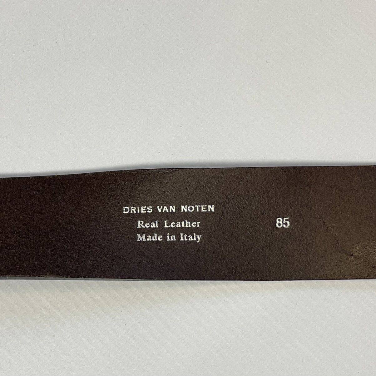 Dries Van Noten Early 2000s ‘Dagger Western’ Buckle Belt Size 32 - 11 Thumbnail