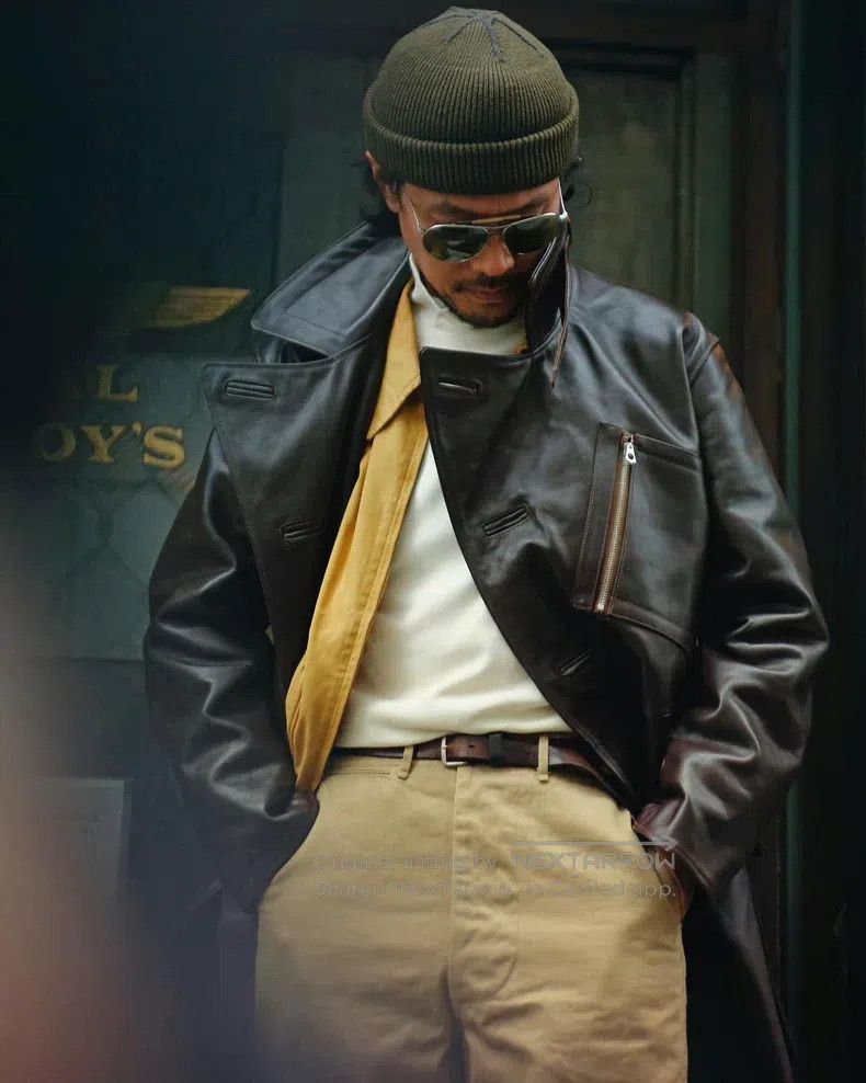 The Real McCoy's The Real McCoys World War I horseskin flying coat Size US XXL / EU 58 / 5 - 8 Thumbnail