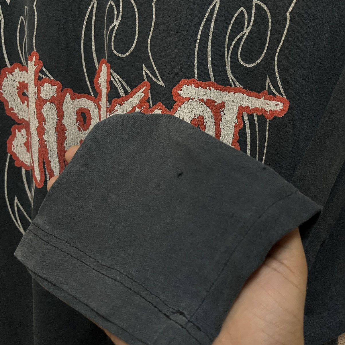 Band Tees × Slipknot × Vintage Vintage 1999 OG Slipknot Debut Long Sleeve Size US XL / EU 56 / 4 - 9 Thumbnail
