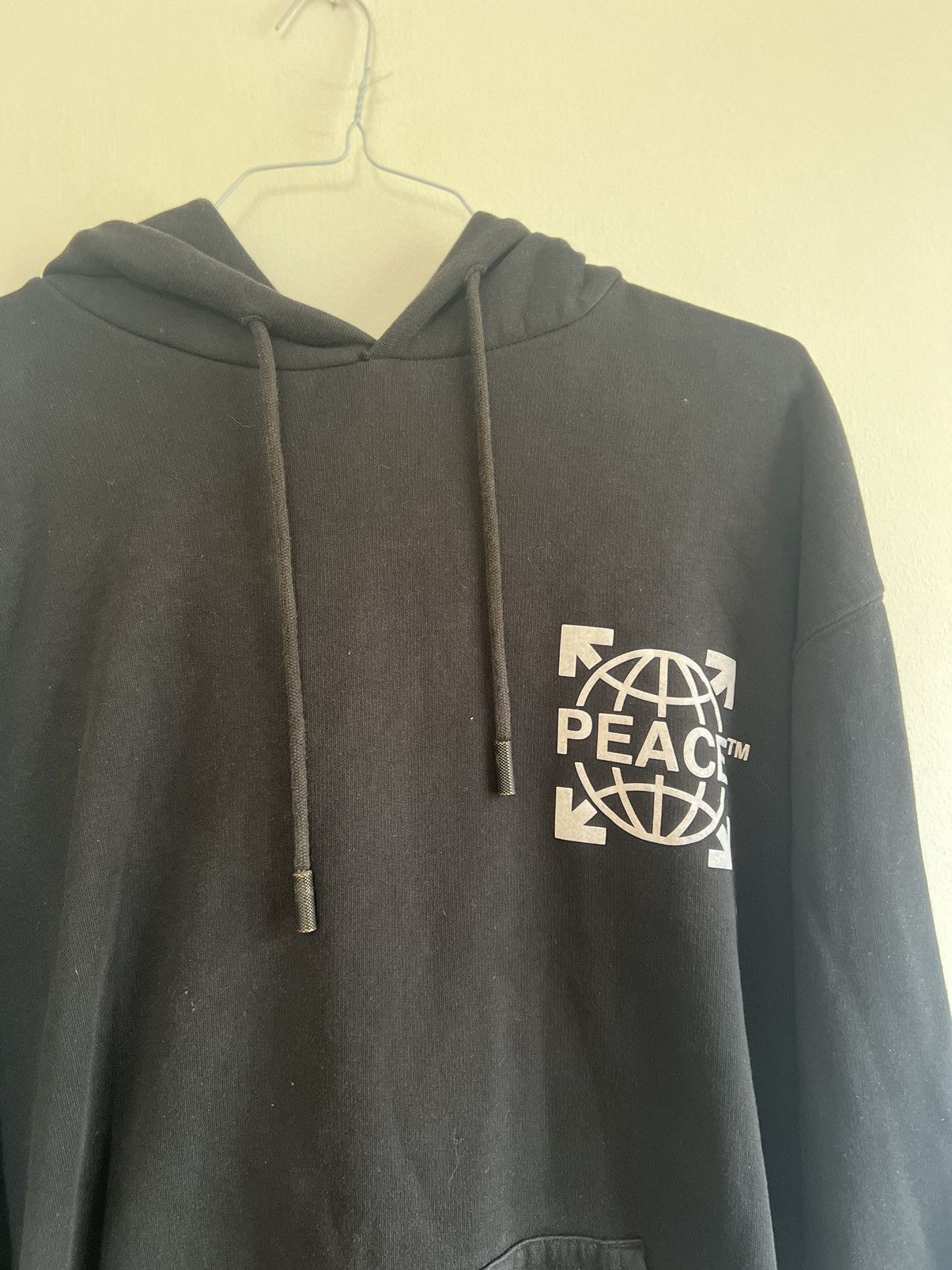 Off-White Off white seeing things Peace Hoodie Size US XL / EU 56 / 4 - 5 Thumbnail
