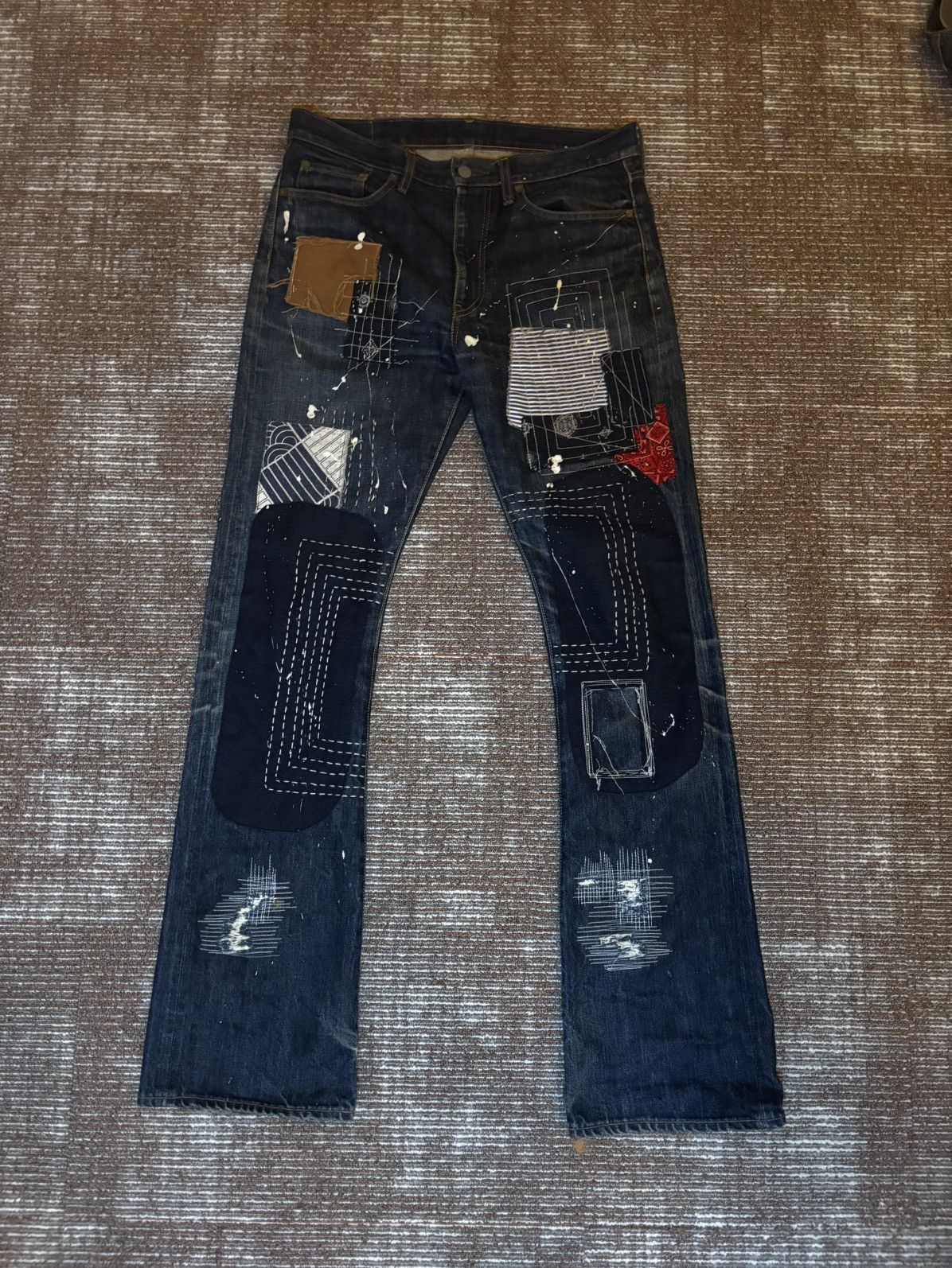 Kapital Kapital boro selvedge bootcut denim Size US 32 / EU 48 - 1 Thumbnail