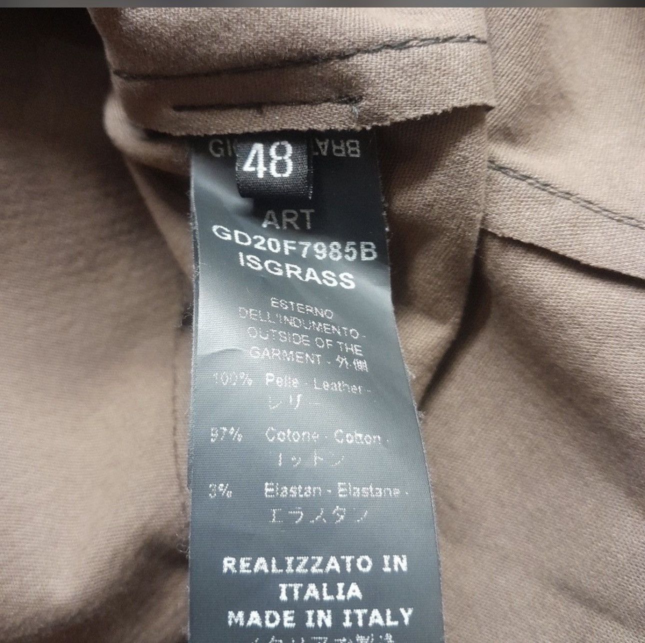 Giorgio Brato Giorgio Brato Unisex jacket Size US XS / EU 42 / 0 - 3 Thumbnail