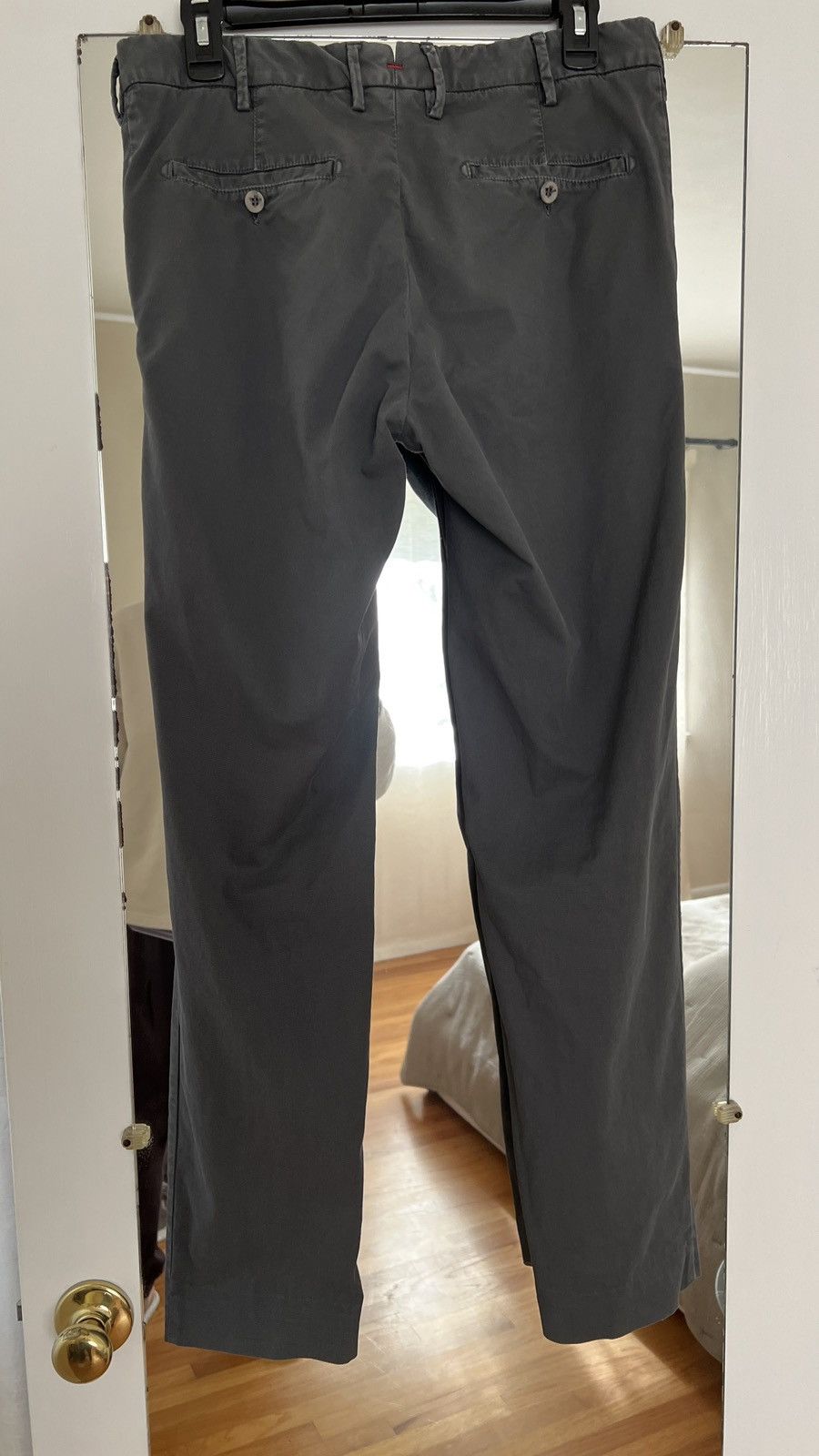 Isaia Isaia Canvas Cotton Chino Trousers Pants Size 48 Loro Piana Size US 32 / EU 48 - 2 Thumbnail
